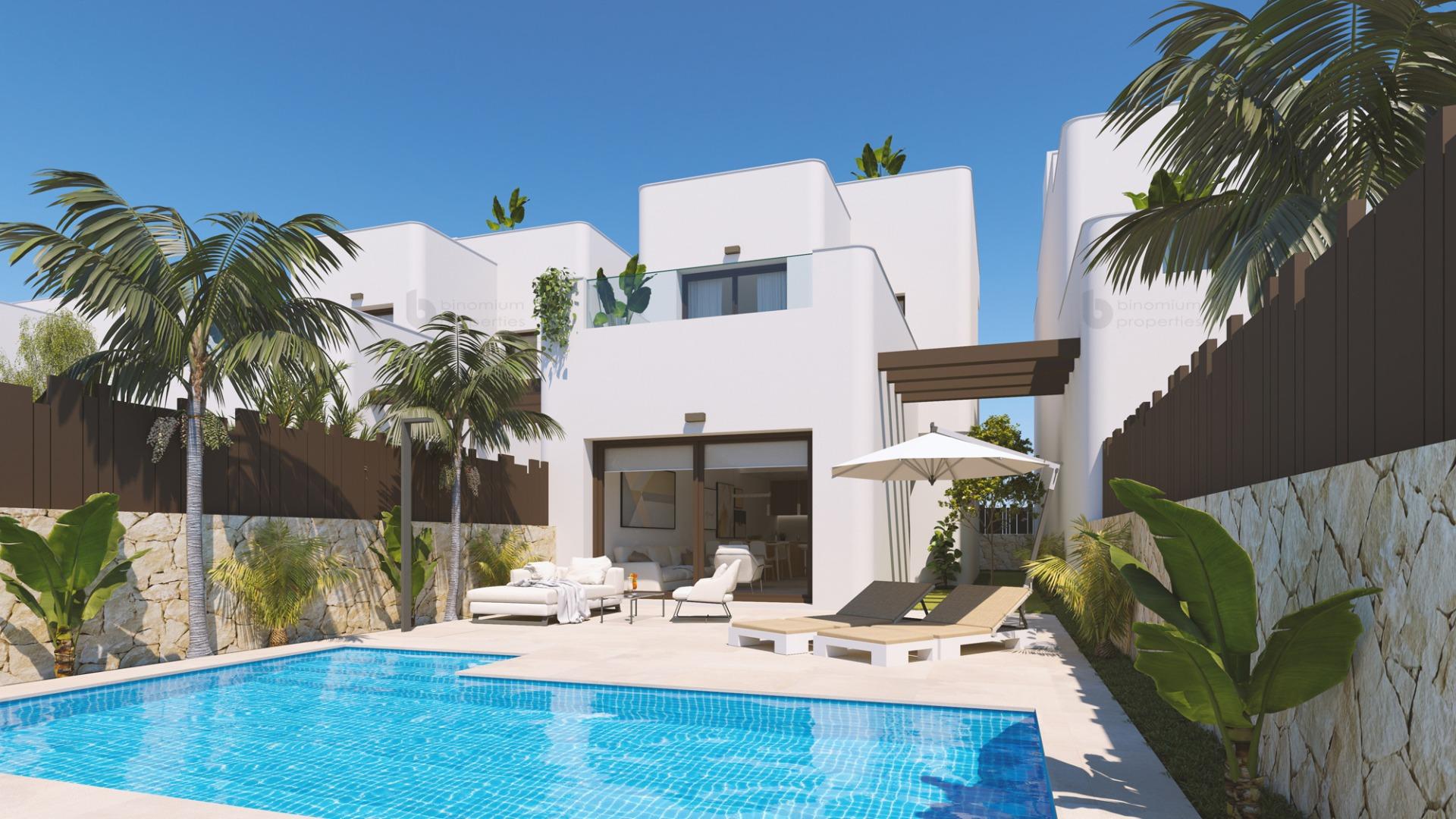 New build villas in mil palmeras
