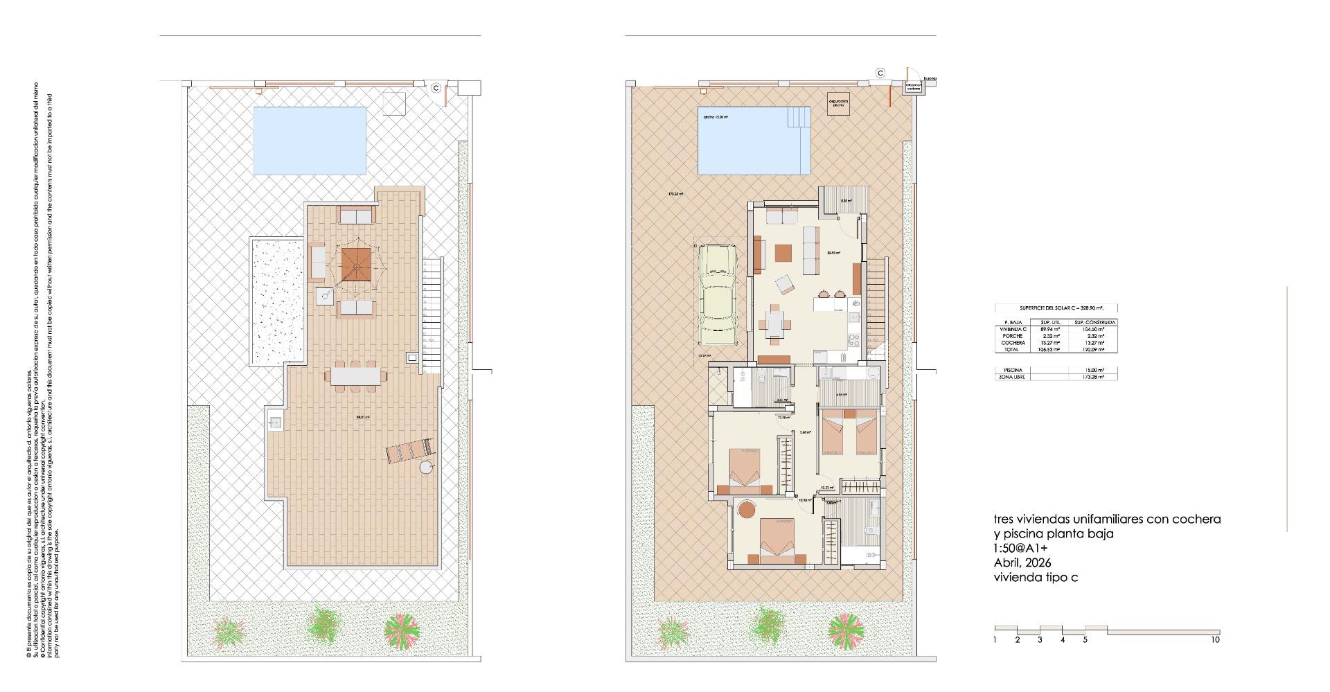 Exclusive new build villas with private pool near the beach in los alcazares