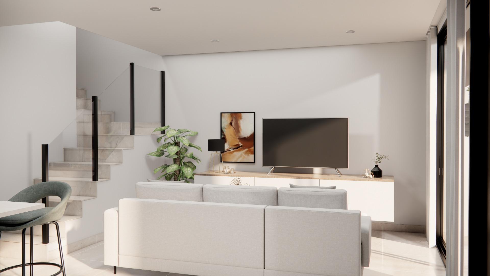 New build townhouses in rojales