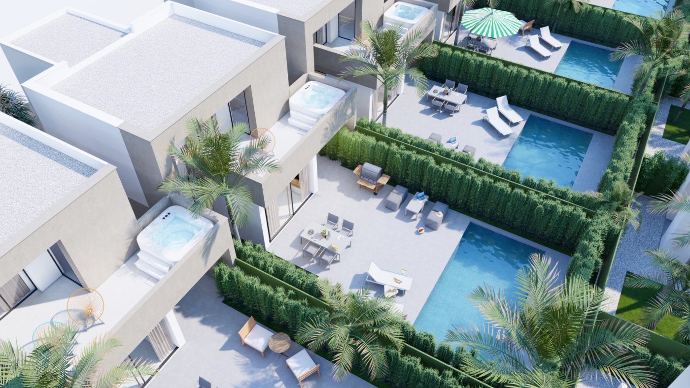 New build villas in los urrutias, murcia