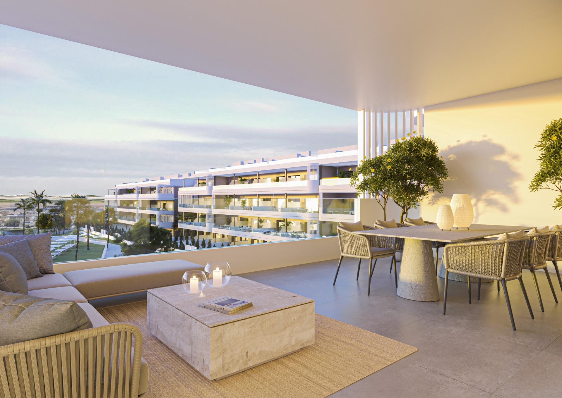 Modern new build apartments in la hoya, torrevieja