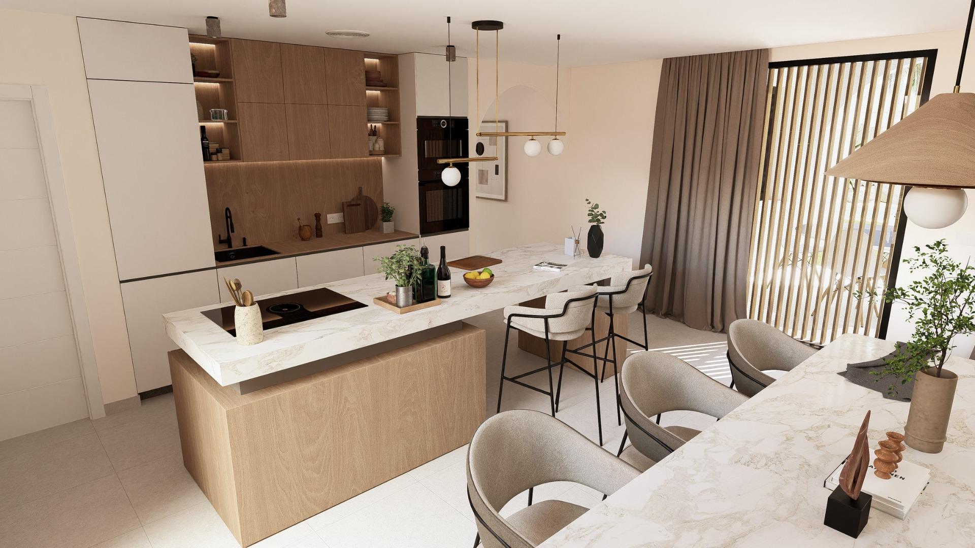 Contemporary one level villas in altaona golf resort murcia