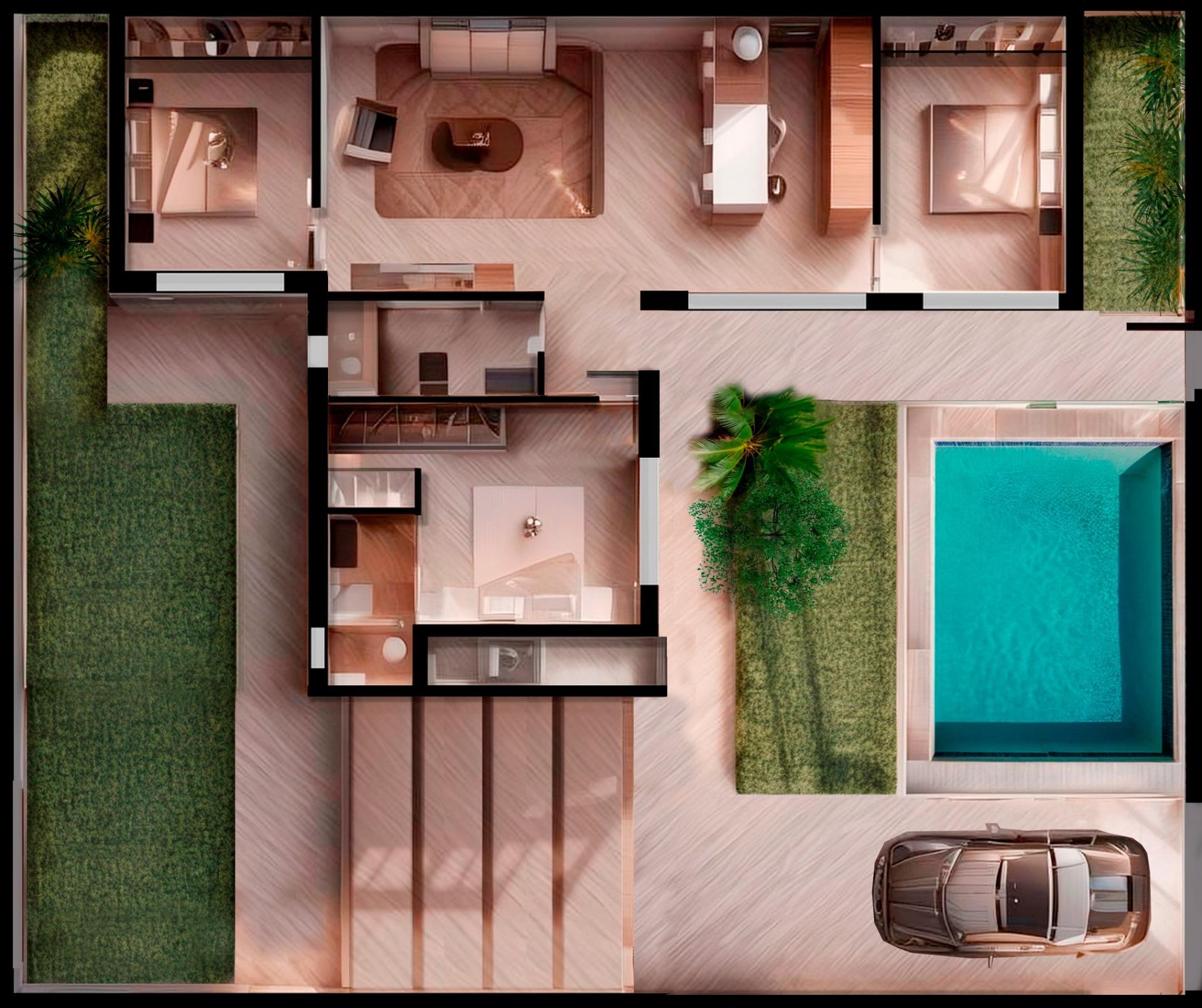 New build independent villas with private pool and solarium in roldán, torre-pacheco