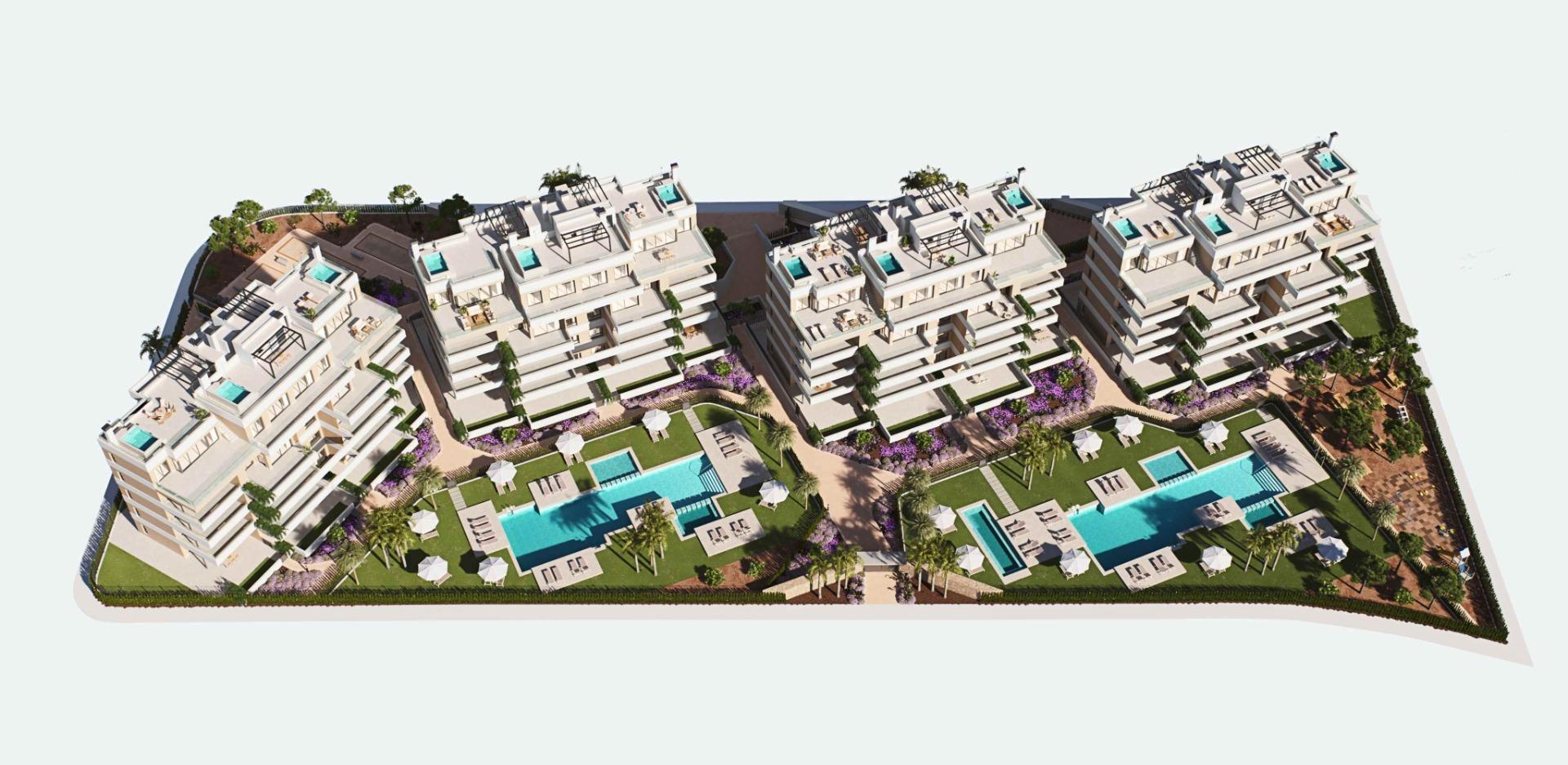 Luxury new build apartments for sale in santa rosalia lake and life resort murcia