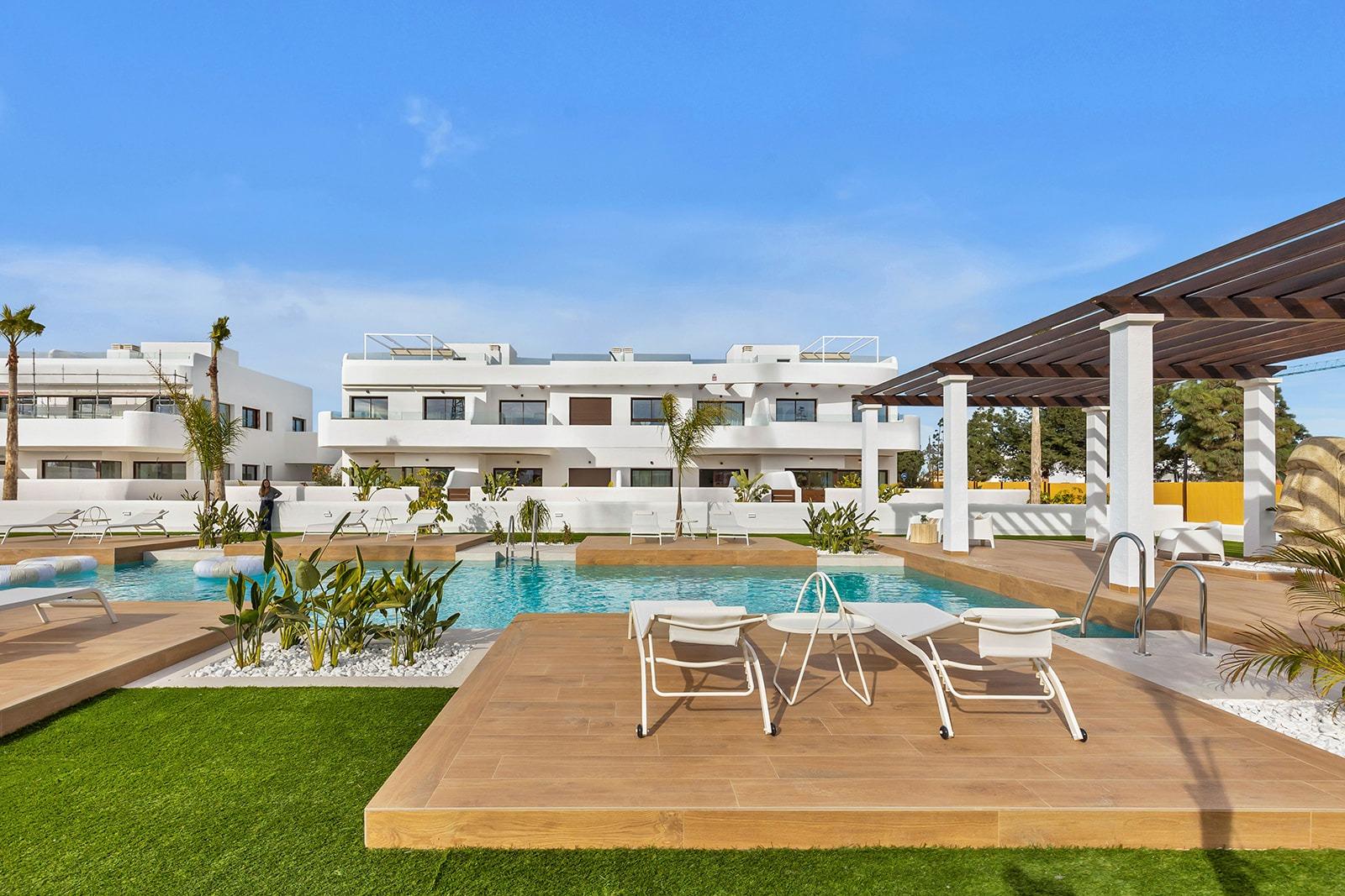 New build residential complex near serena golf and the mar menor in los alcazares