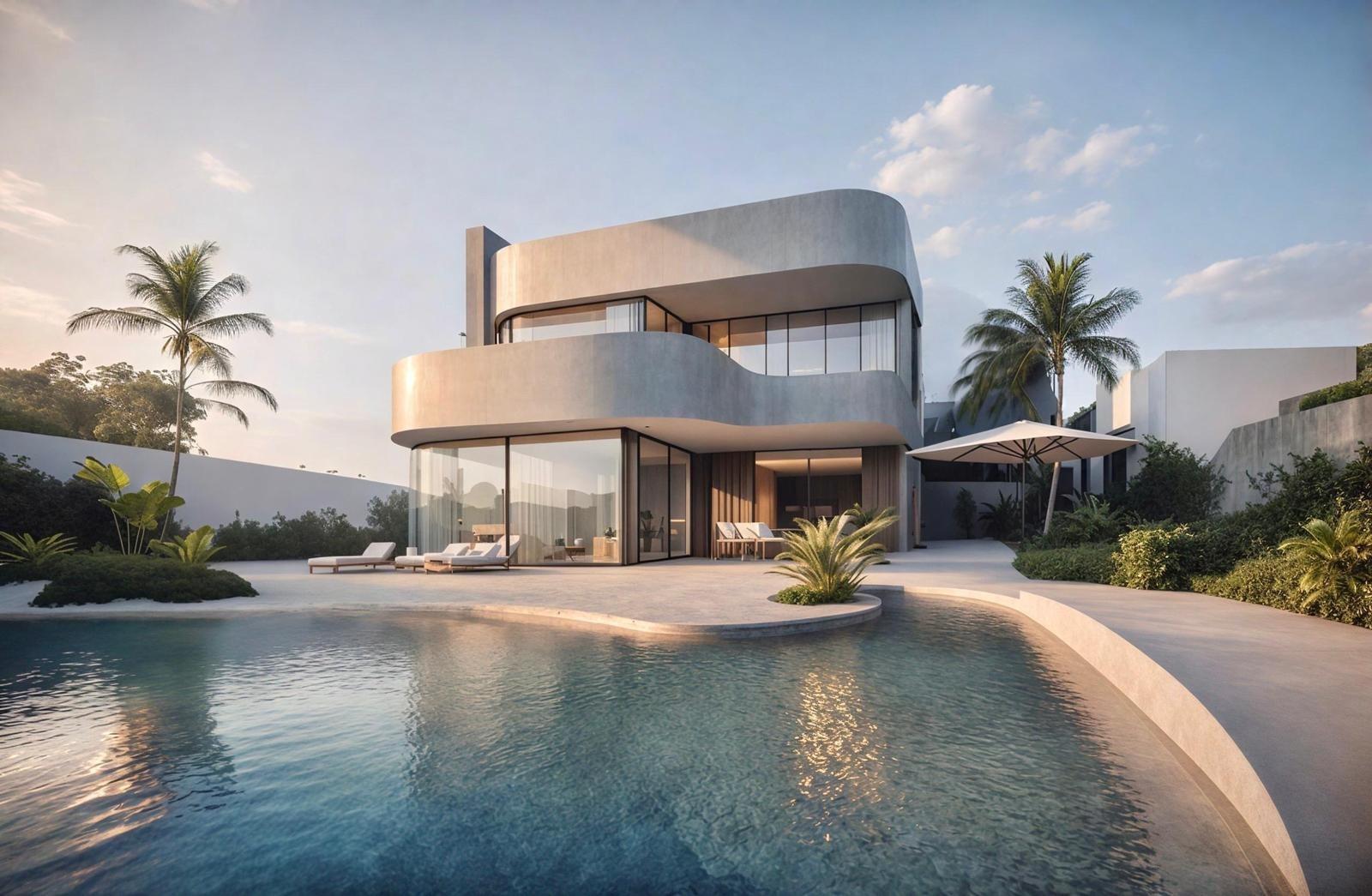 Newly built detached villas with private pool in roldán, torre-pacheco
