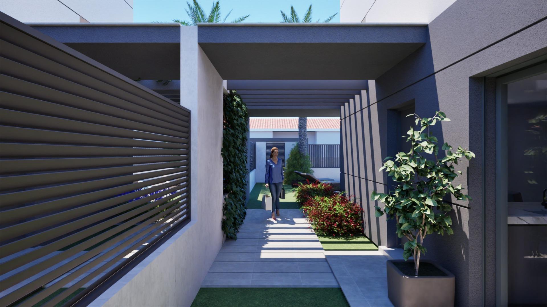 New build semi-detached villas in los nietos, la manga mar menor