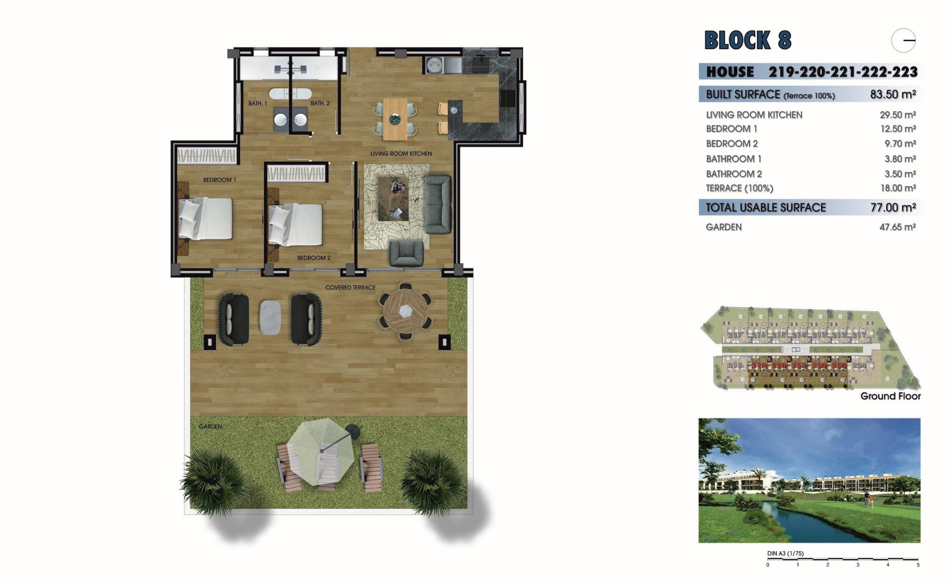 New build residential complex near la serena golf, los alcazares