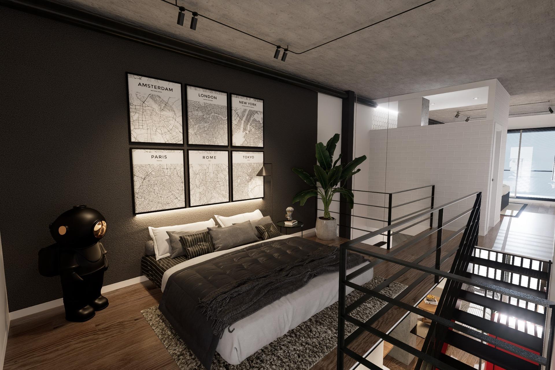 Modern duplex loft apartments in the heart of alicante