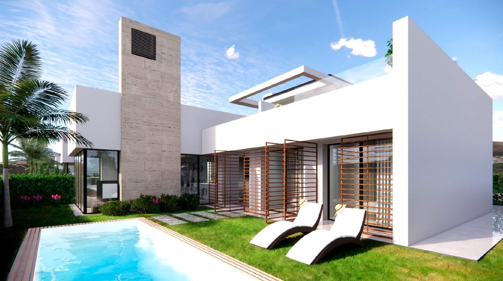 New build villas in private gated resort in province of murcia