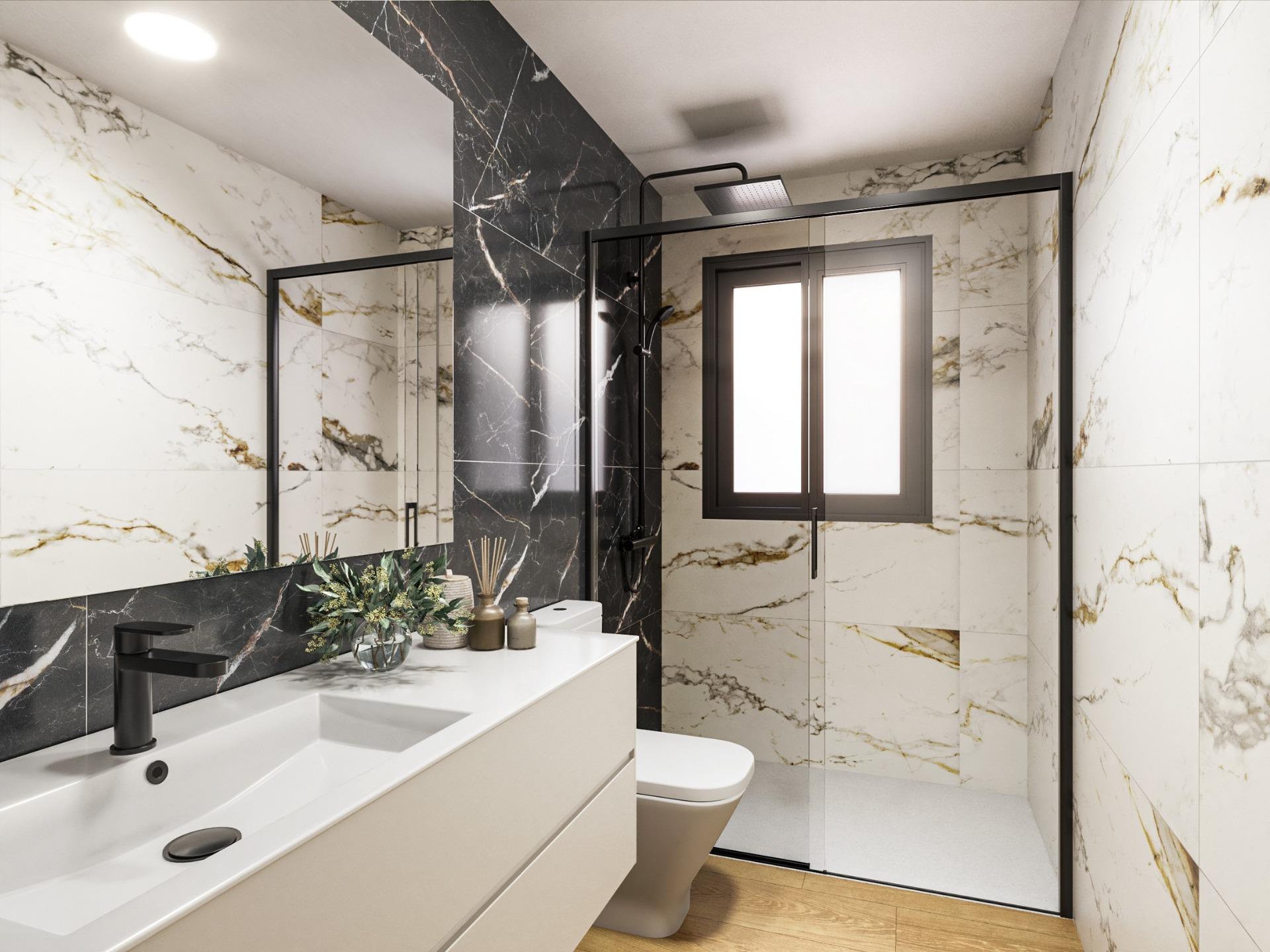 Modern new build apartments for sale in torrevieja 300m from playa del cura