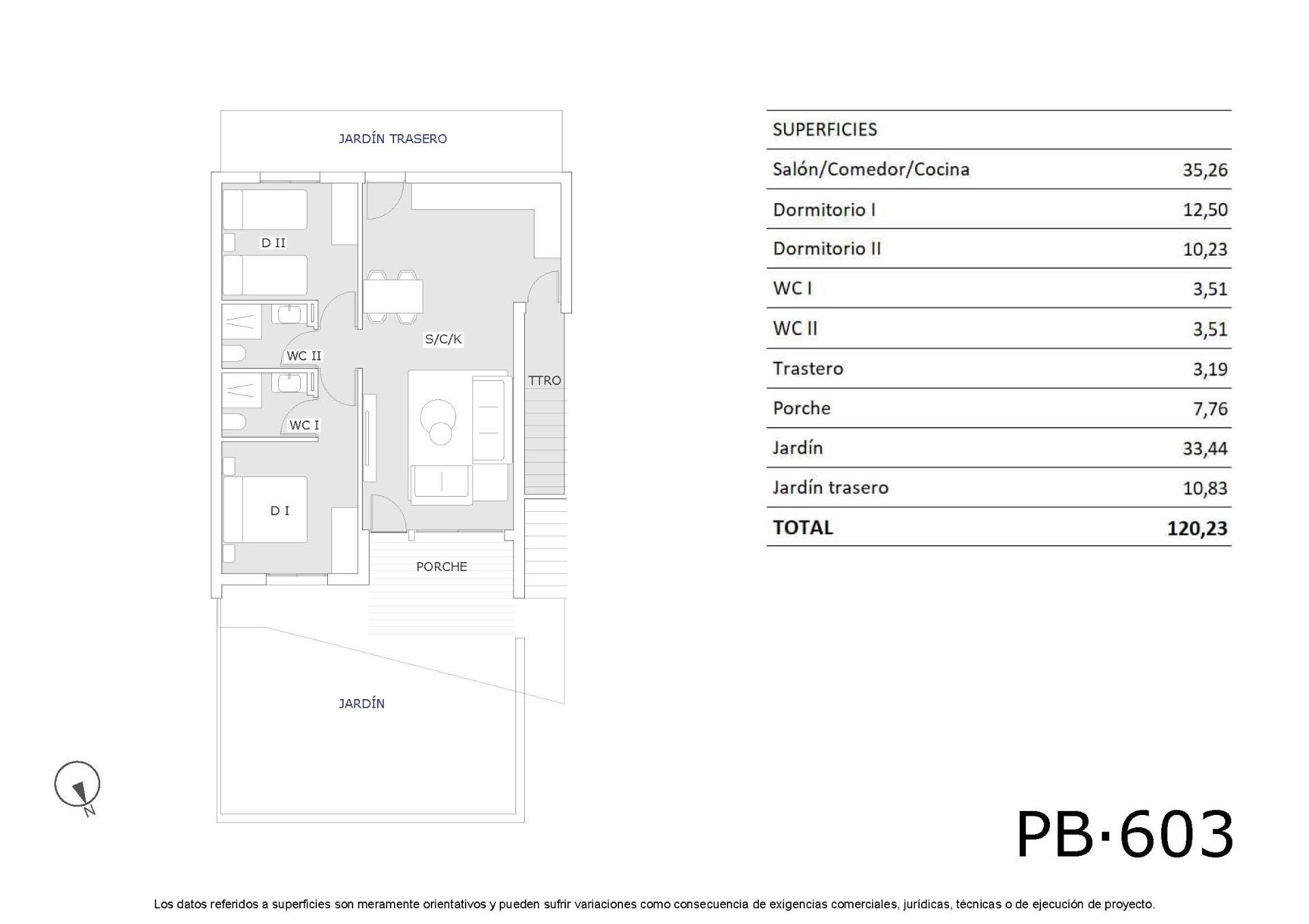 Newly built bungalows in san miguel de salinas with 2 communal swimming pools
