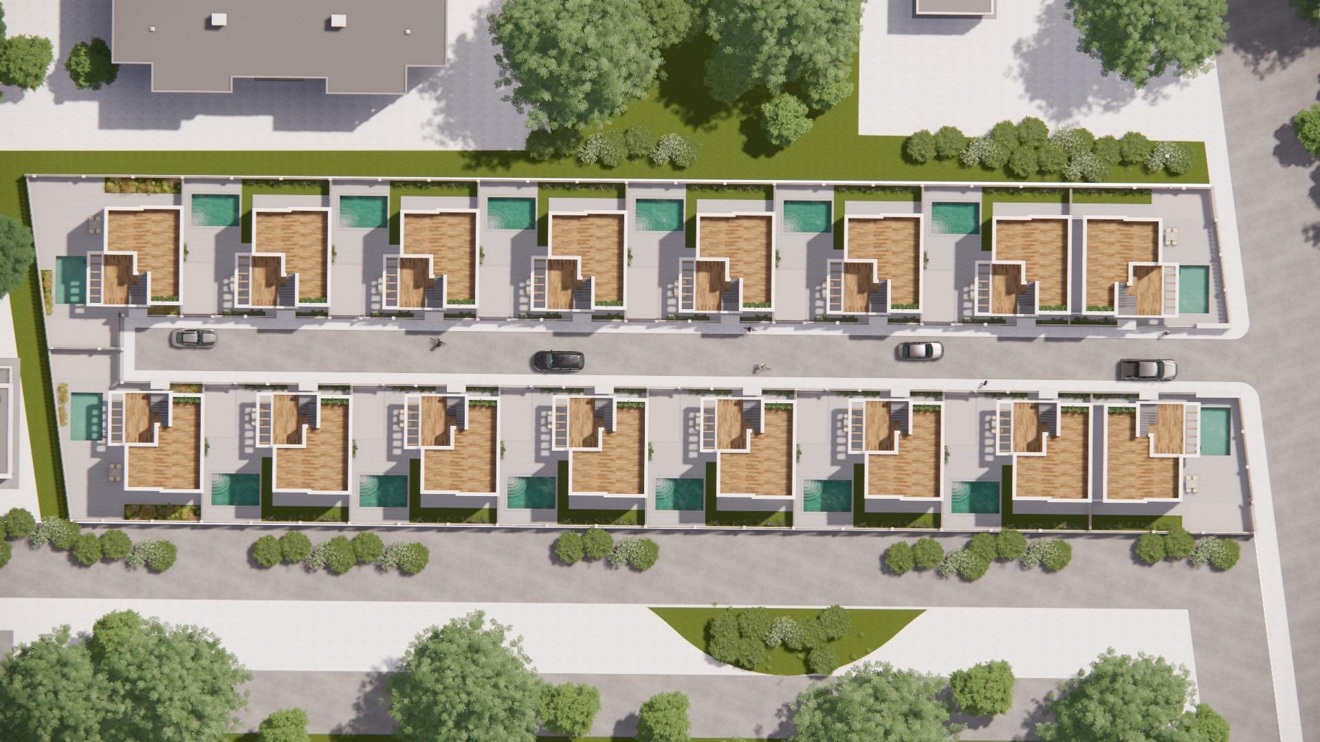 Modern new build villas in la herrada los montesinos with private pool