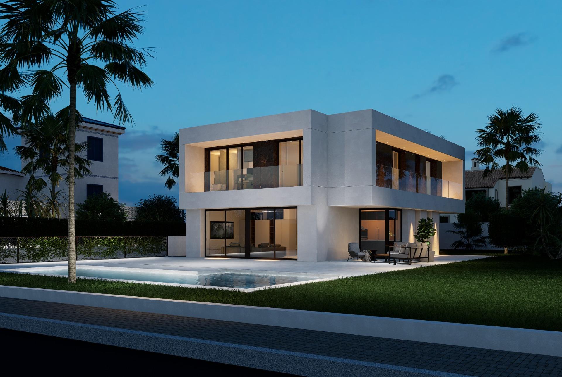 Luxury new build villa for sale in la zenia, orihuela costa