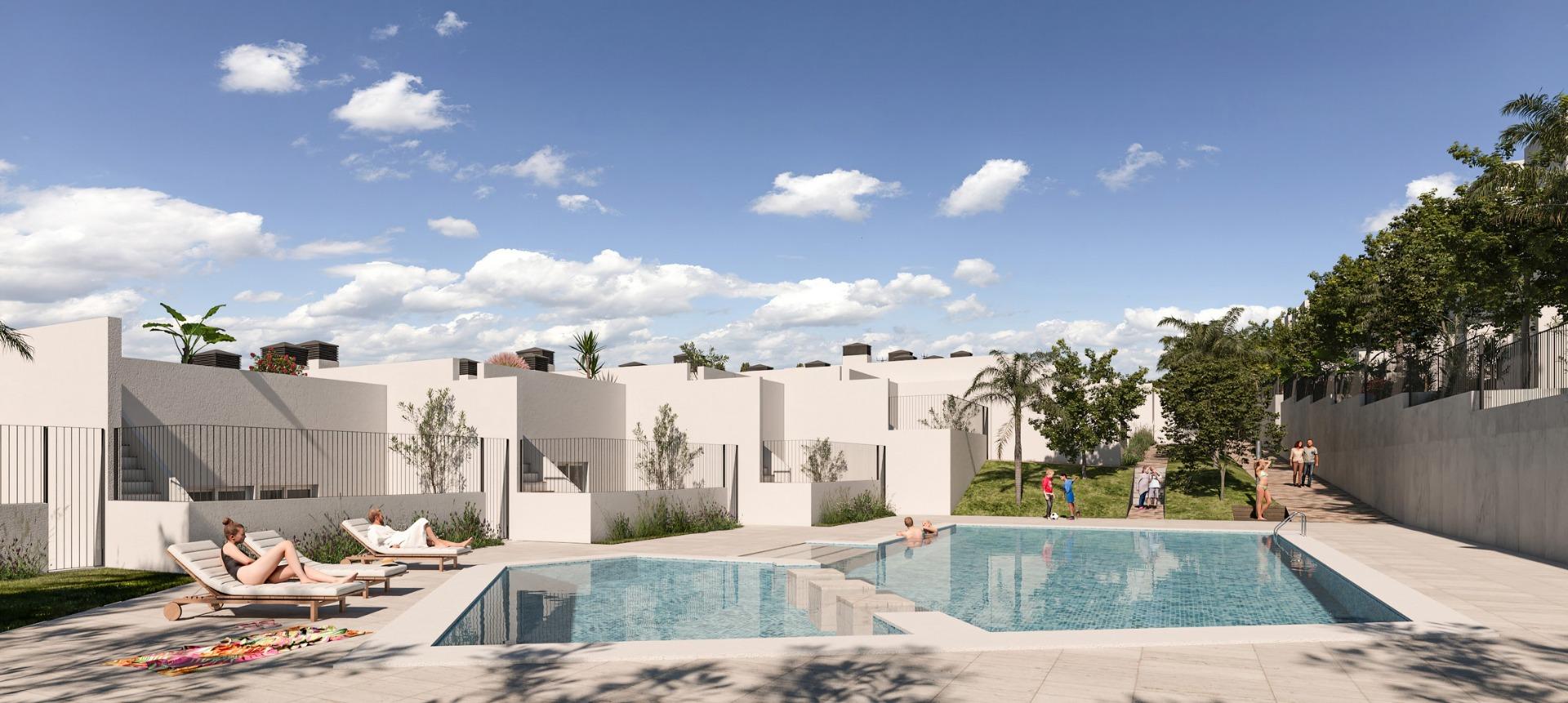 New build semi-detached villas in monforte del cid