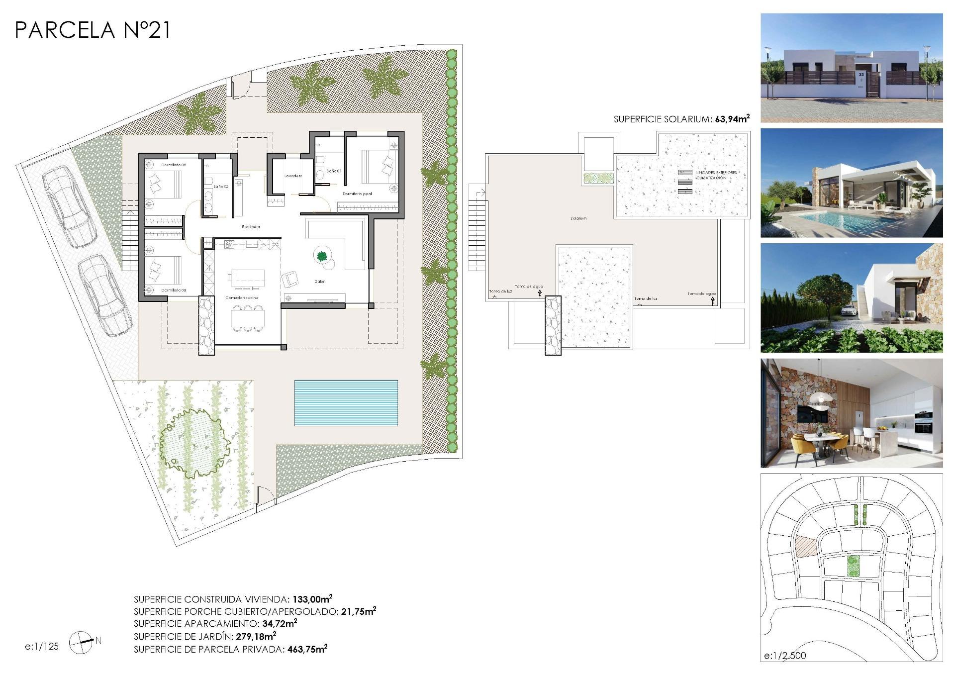 New build villas in hacienda del Álamo golf resort, murcia