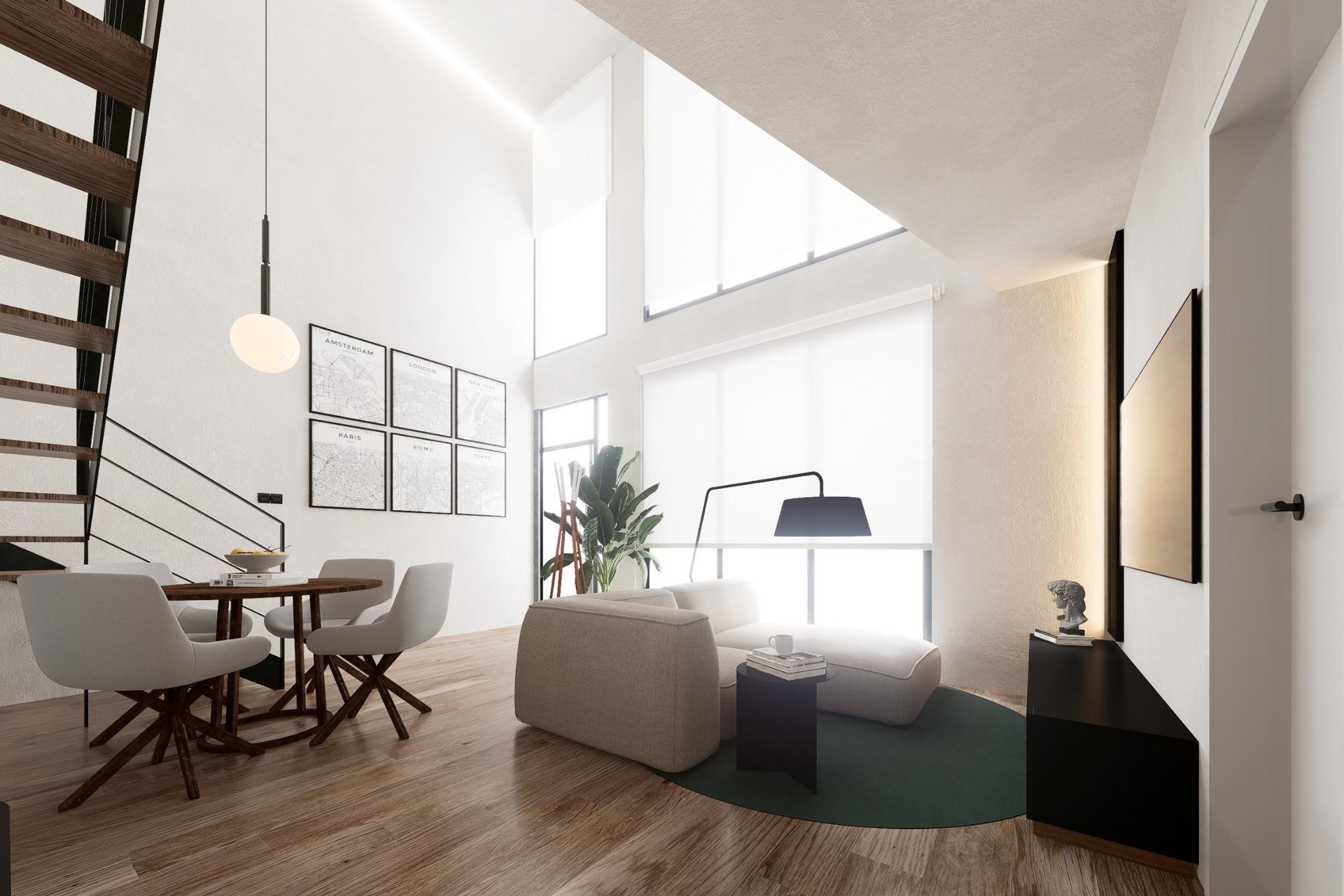 Modern duplex loft apartments in the heart of alicante