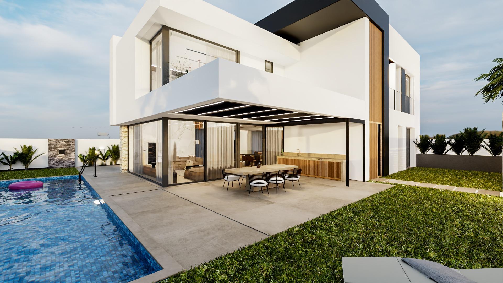 Luxury new build villa for sale in la zenia, orihuela costa