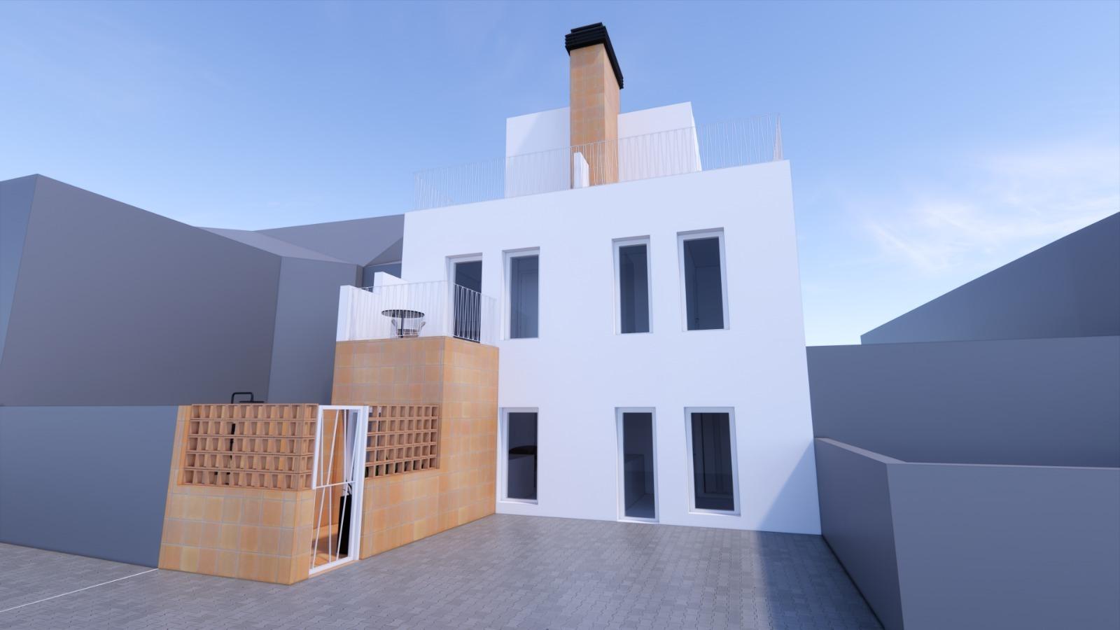 New build townhouses 50 m from the beach in la azohia cartagena