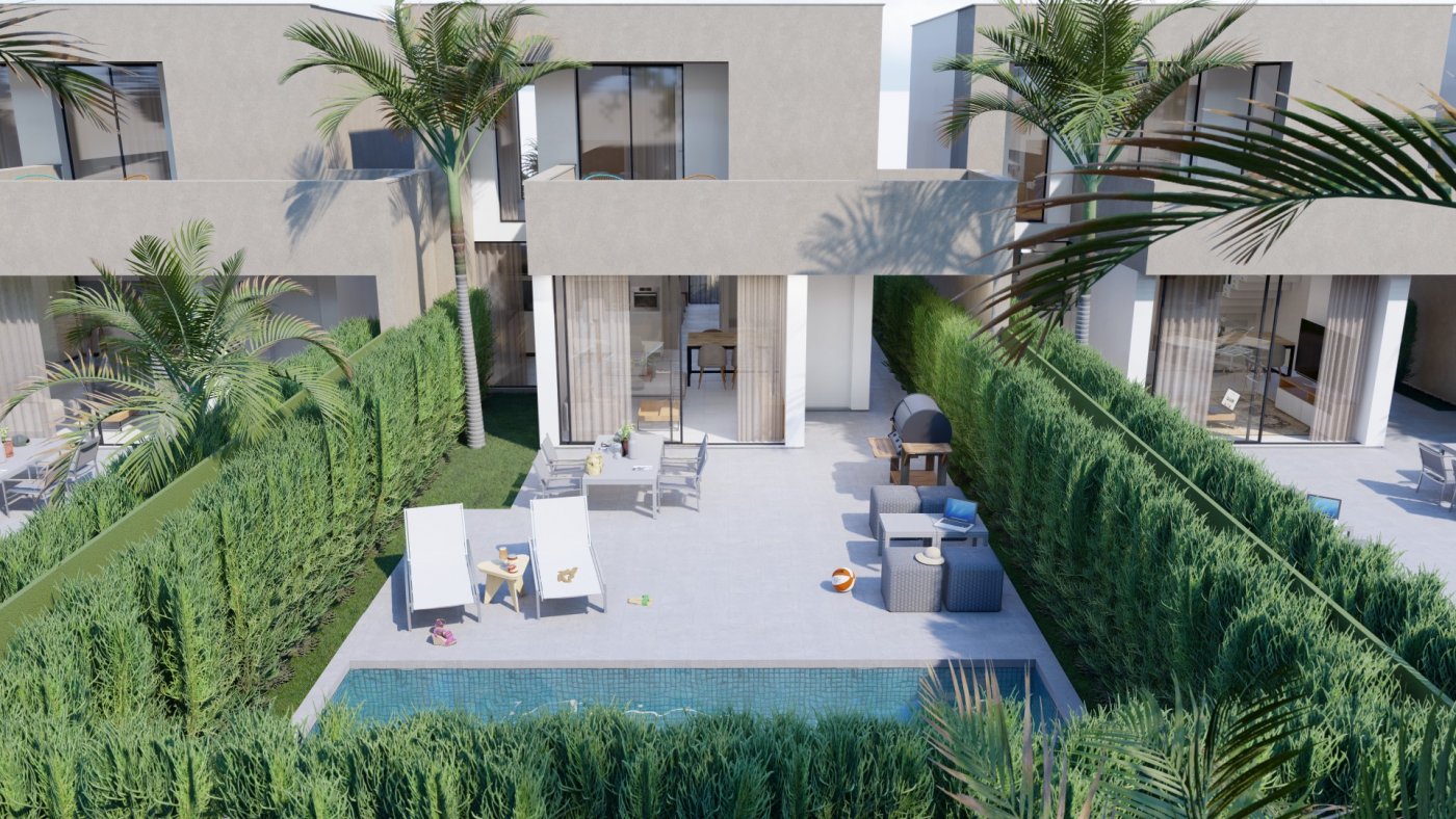 New build villas in los urrutias, murcia