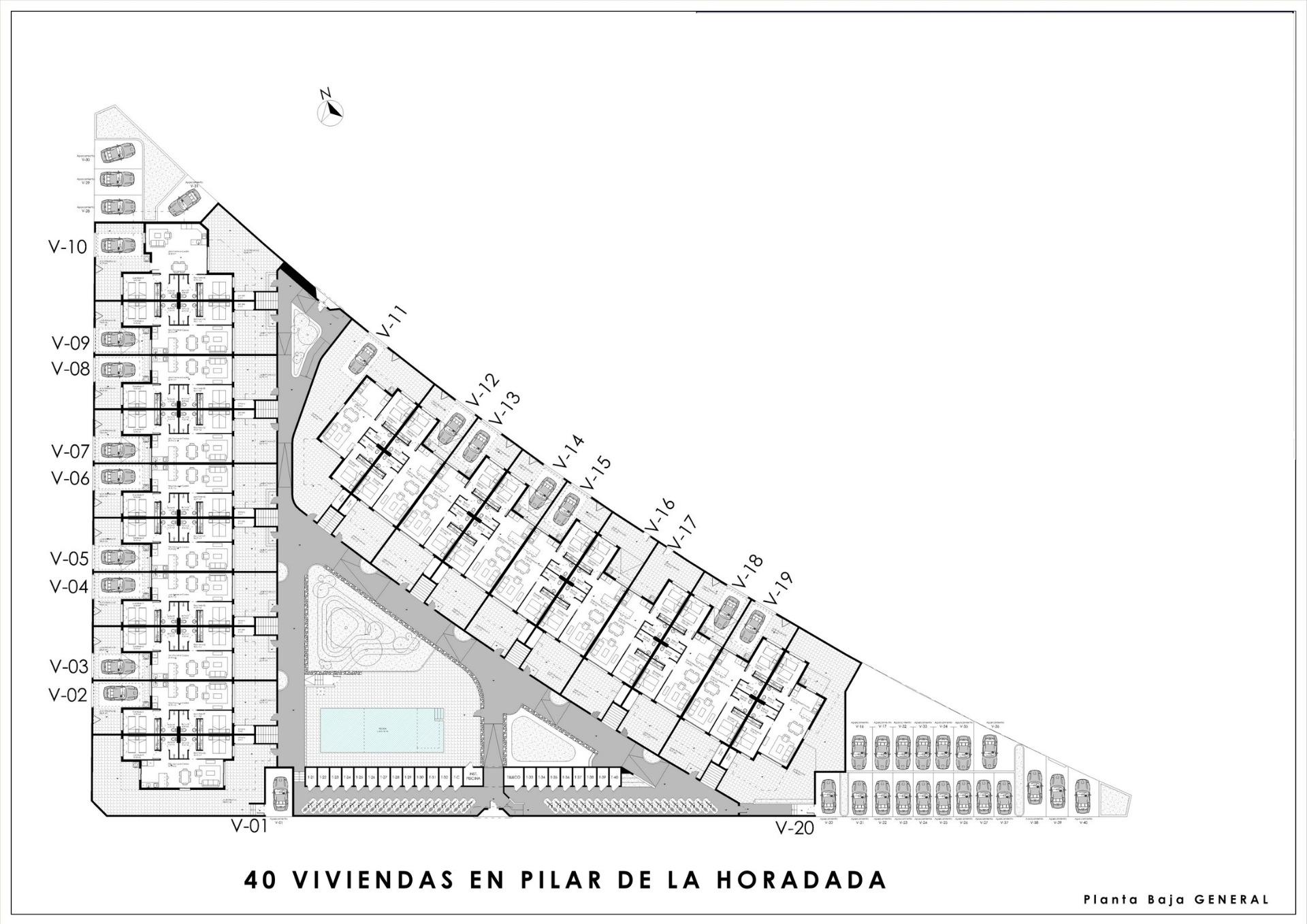 Modern new build bungalows for sale in pilar de la horadada