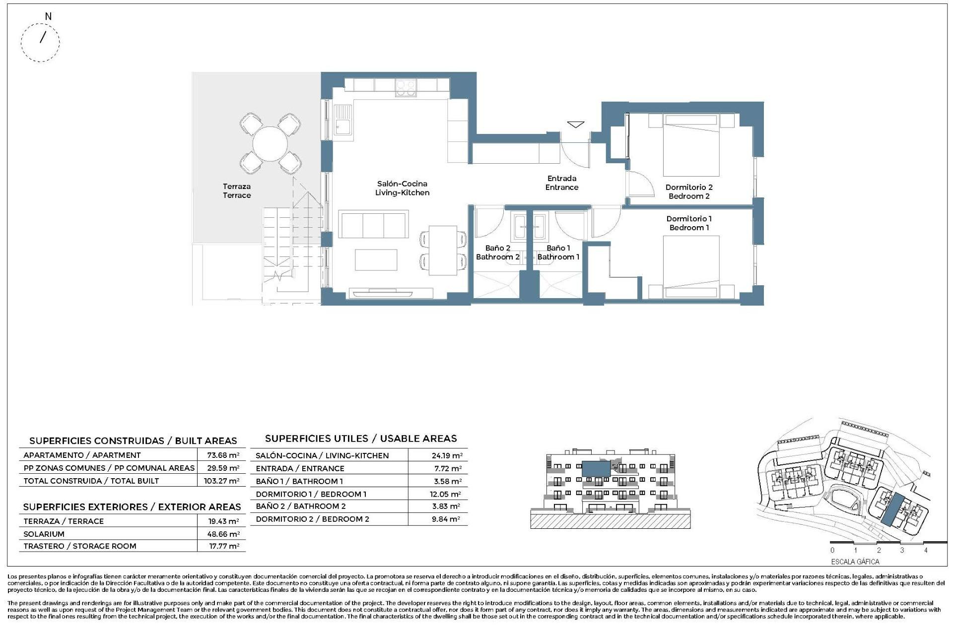 New build apartments and semi detached villas in corvera hills golf-murcia