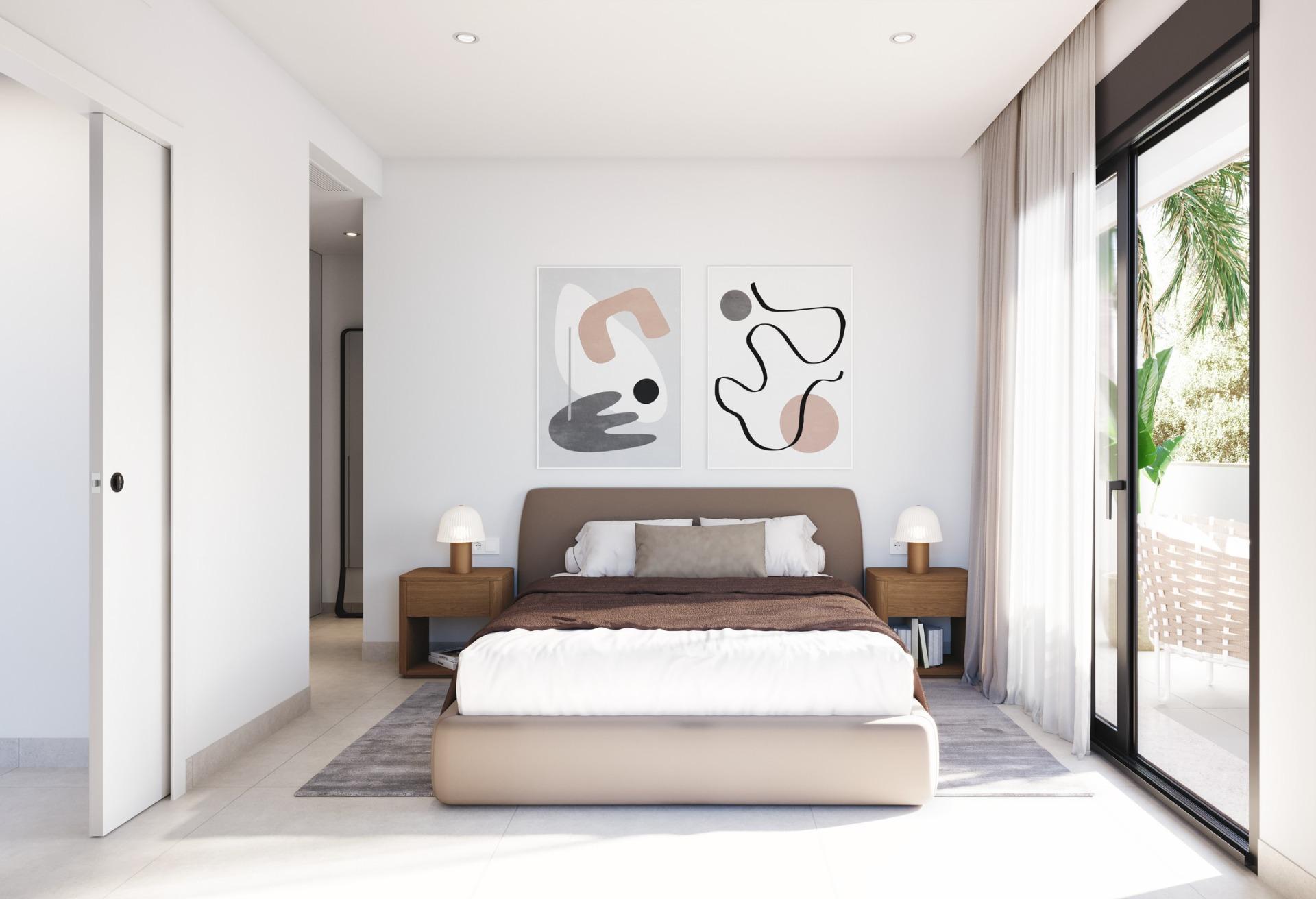 Modern new build villas near the beach in santiago de la ribera