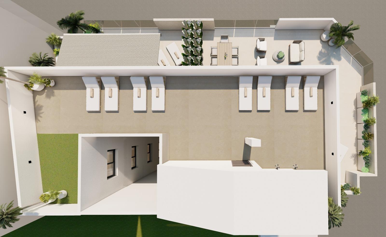 Modern new build apartments in guardamar del segura near the beach
