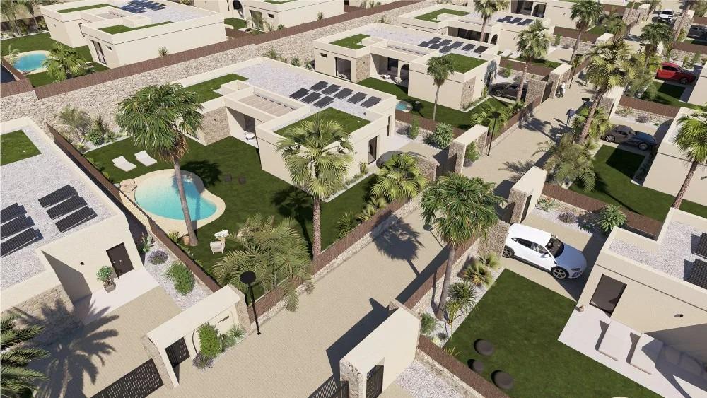 Contemporary one level villas in altaona golf resort murcia