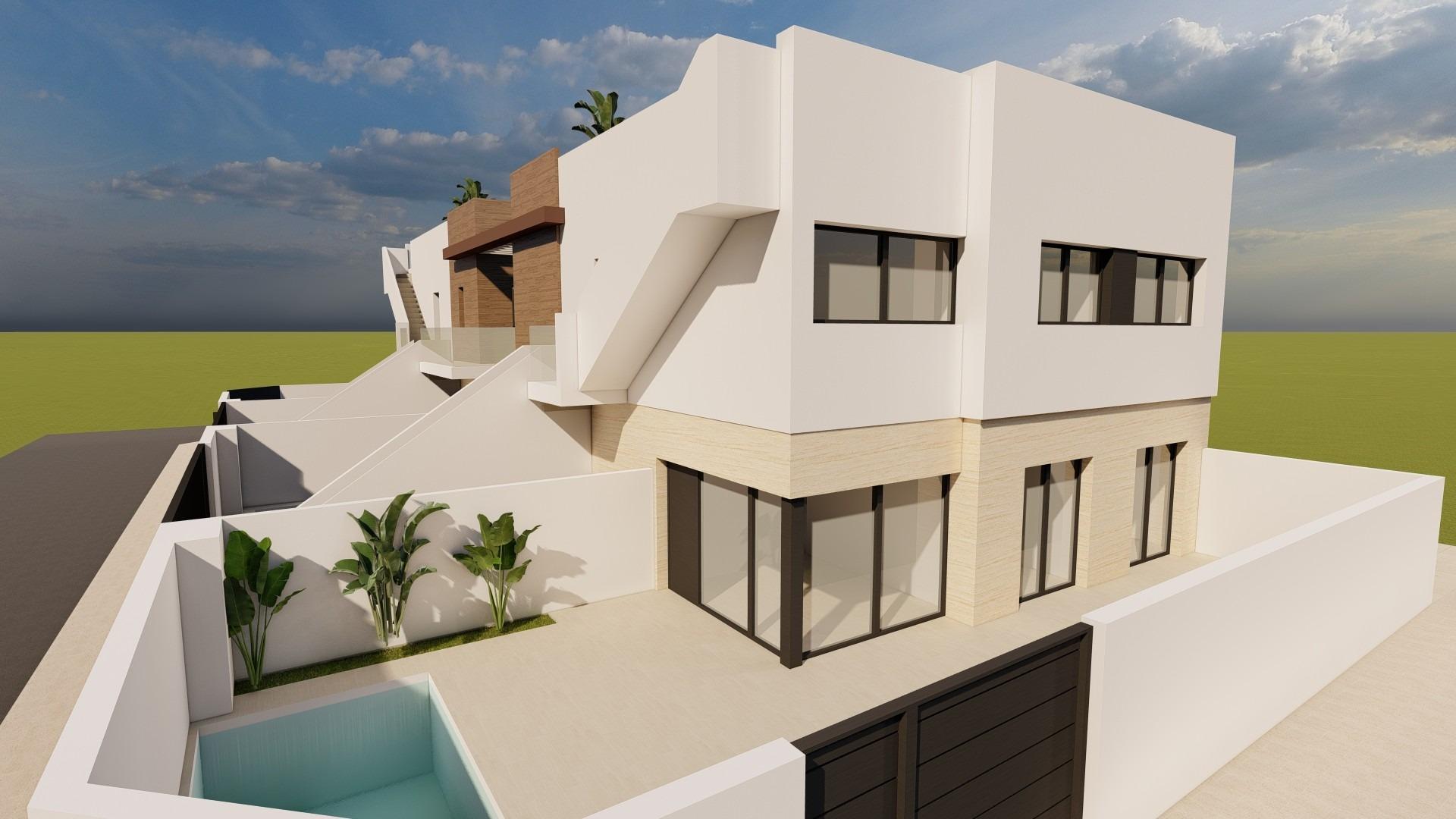 New build bungalows for sale in lo pagan near the beach and marina