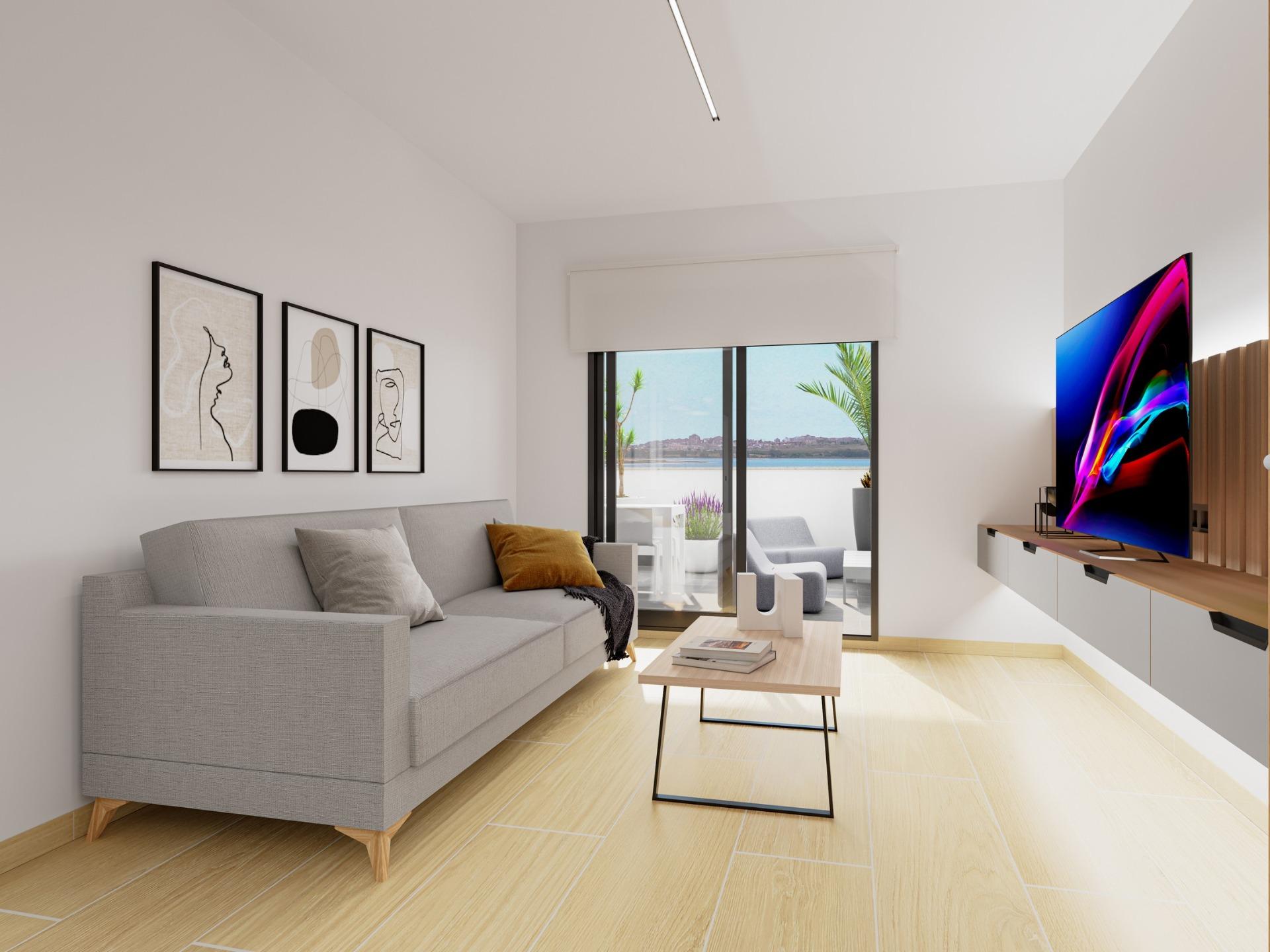 New build tourist licensed apartments with lagoon views in el raso guardamar del segura