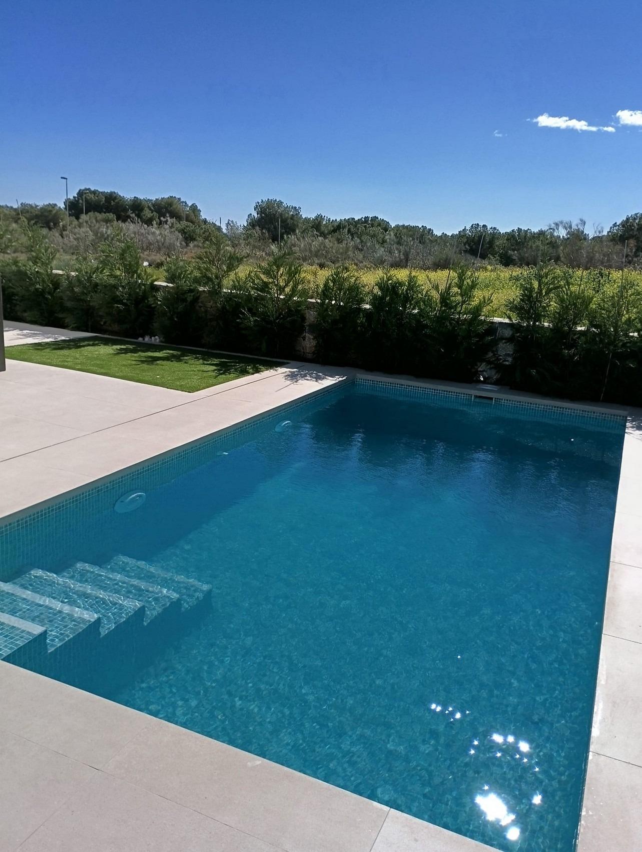 New build villas in pilar de la horadada on the golf course