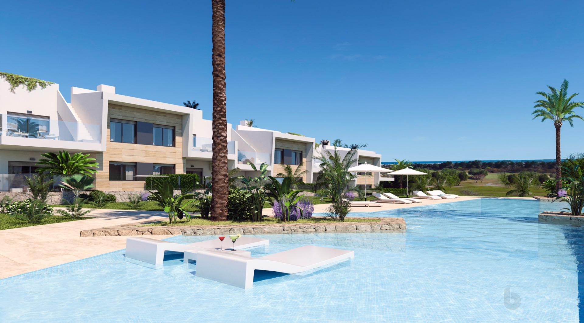 New build residential complex in pilar de la horadada on the golf course