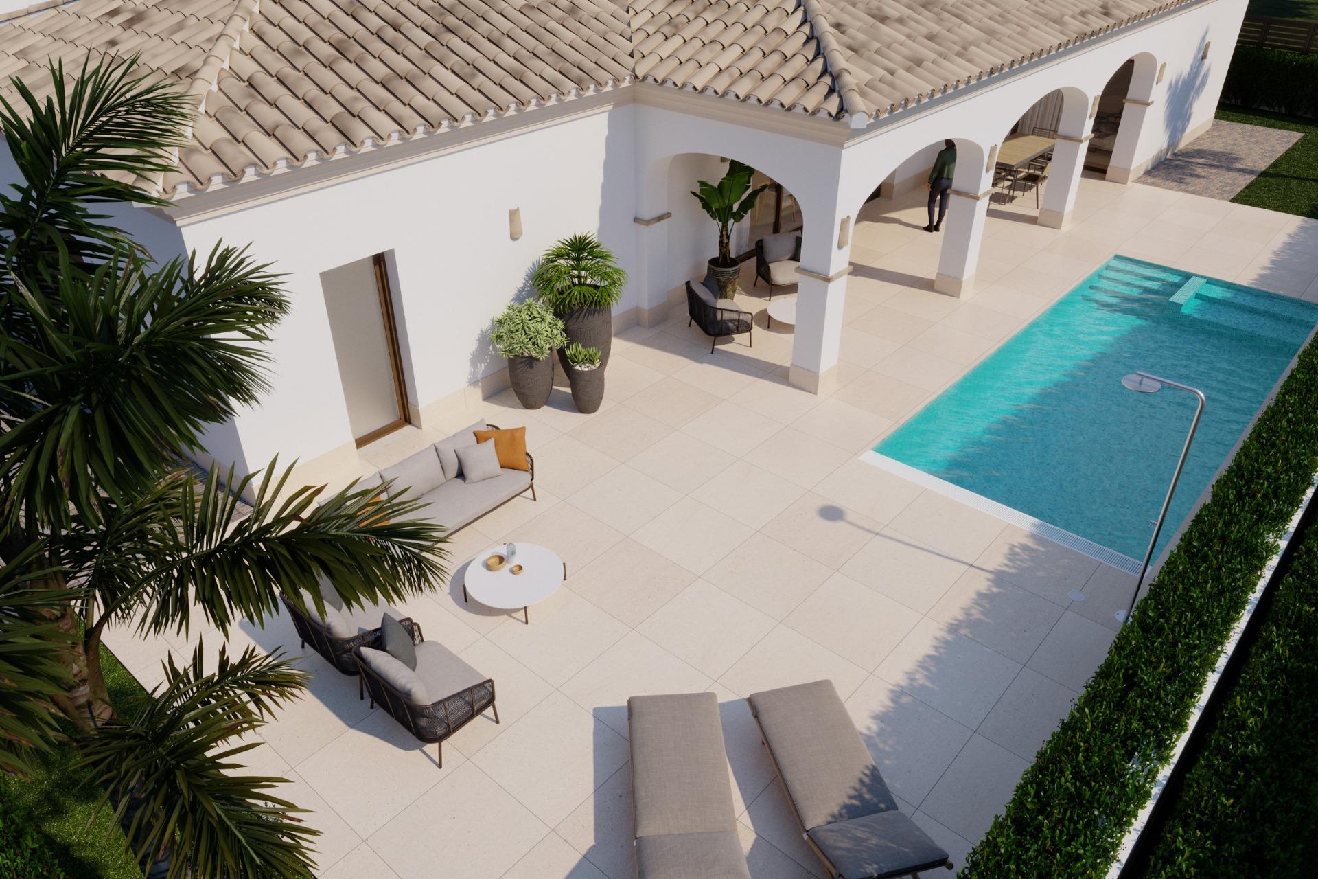 New build mediterranean villas in san pedro del pinatar