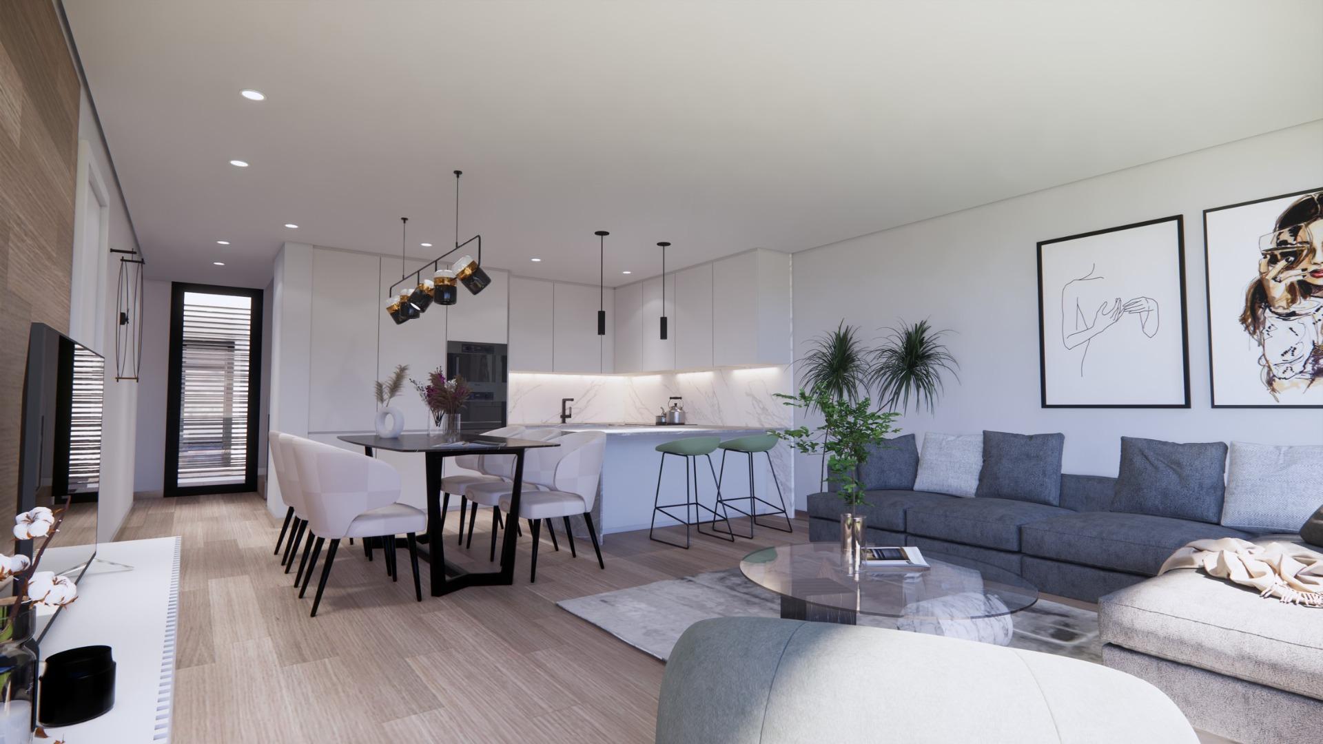 New build villas in private gated resort in province of murcia