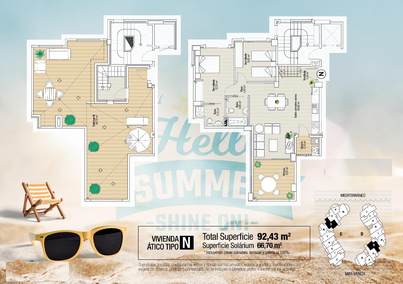 New build residential complex in la manga