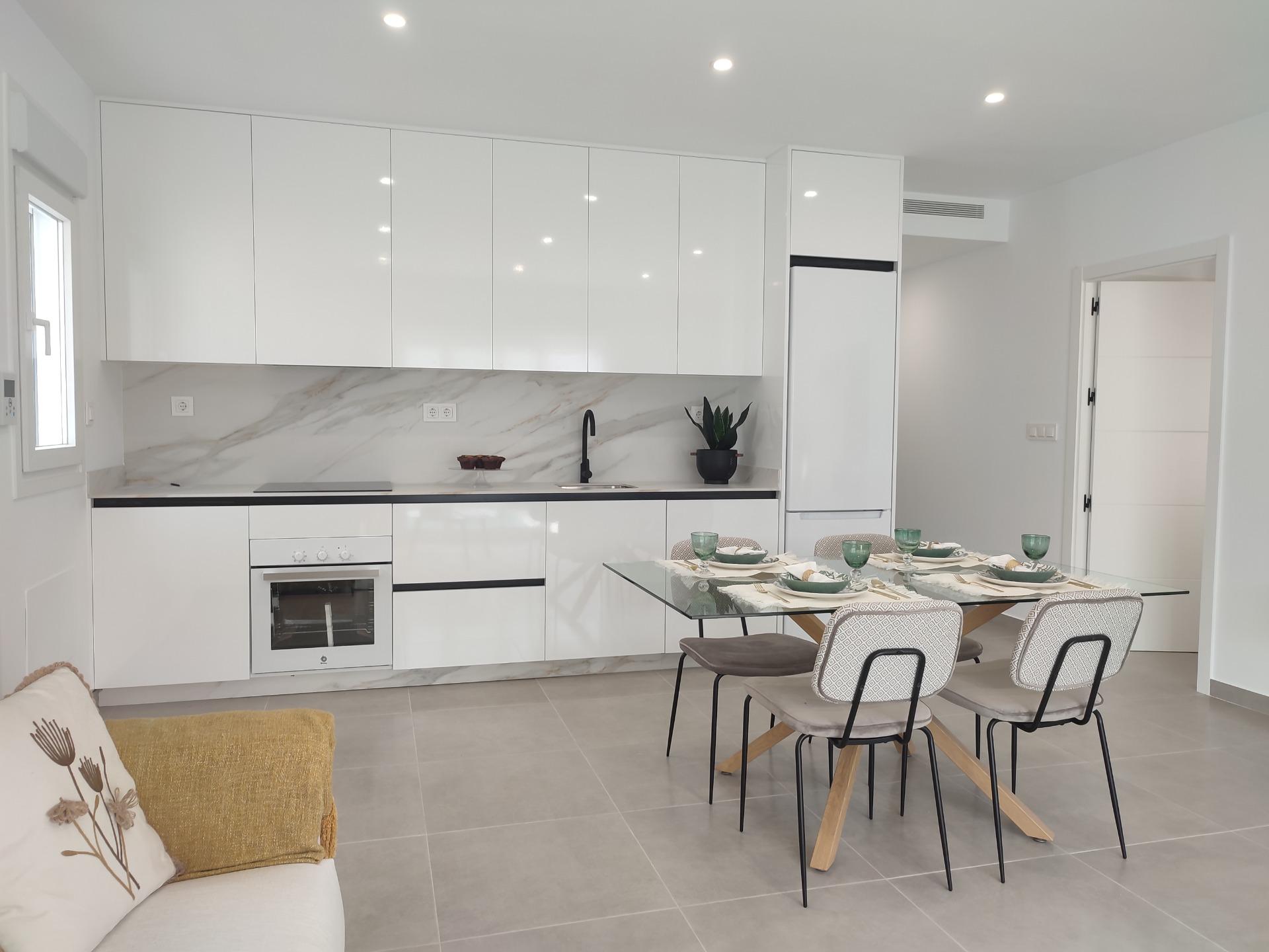 New build one level villas in balsicas, murcia