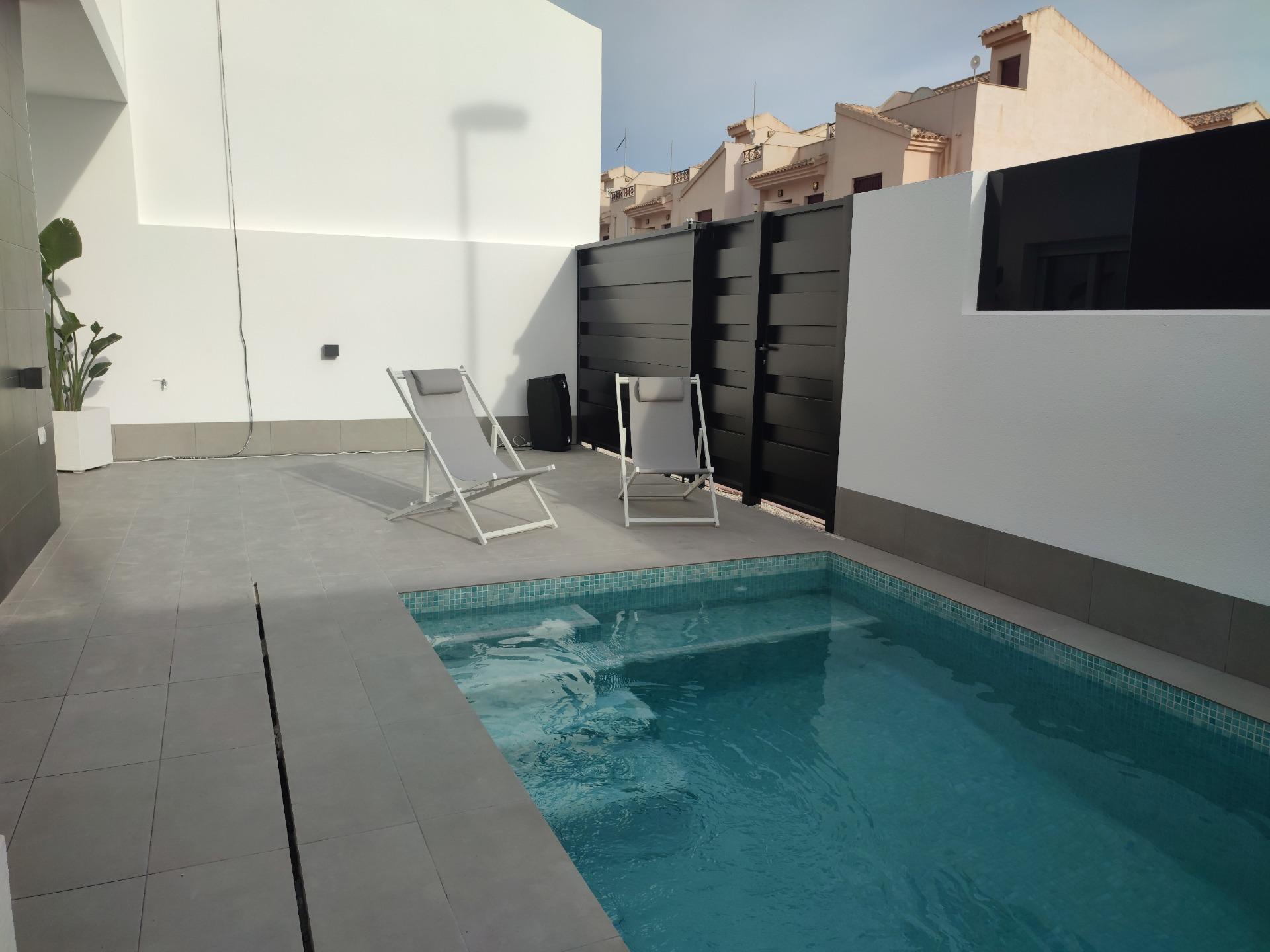 New build one level villas in balsicas, murcia