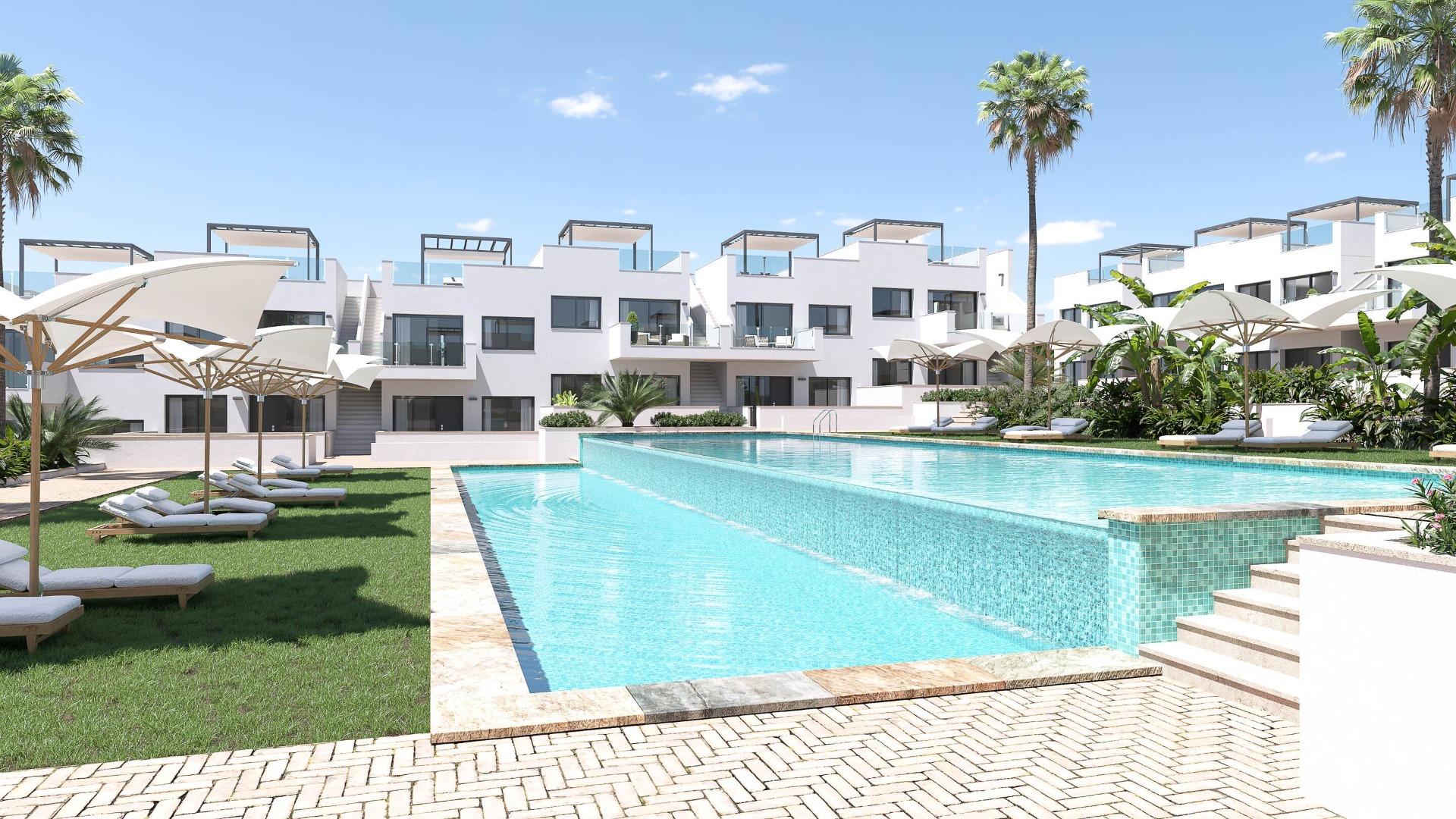 New build residential of bungalow apartments in los balcones