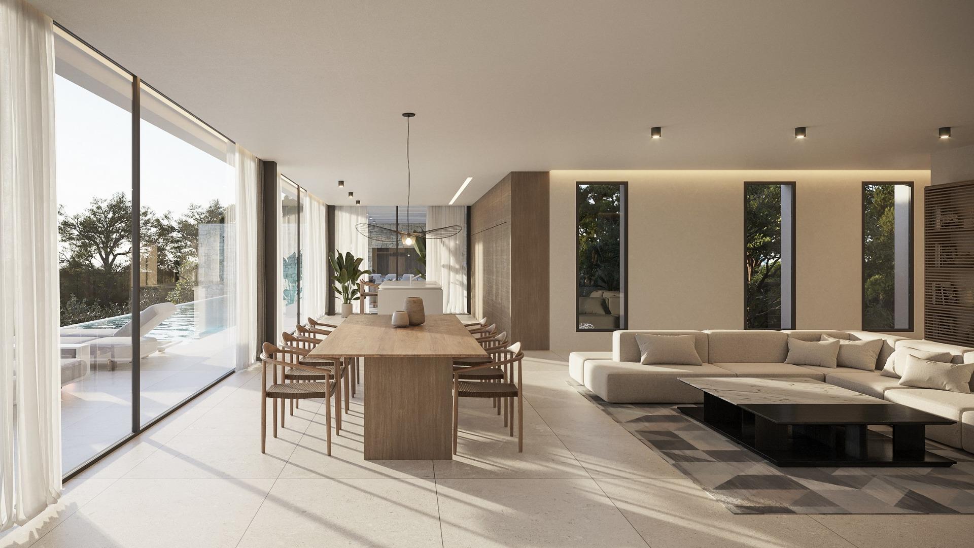 Luxury new build villas for sale in moraira-teulada near the sea
