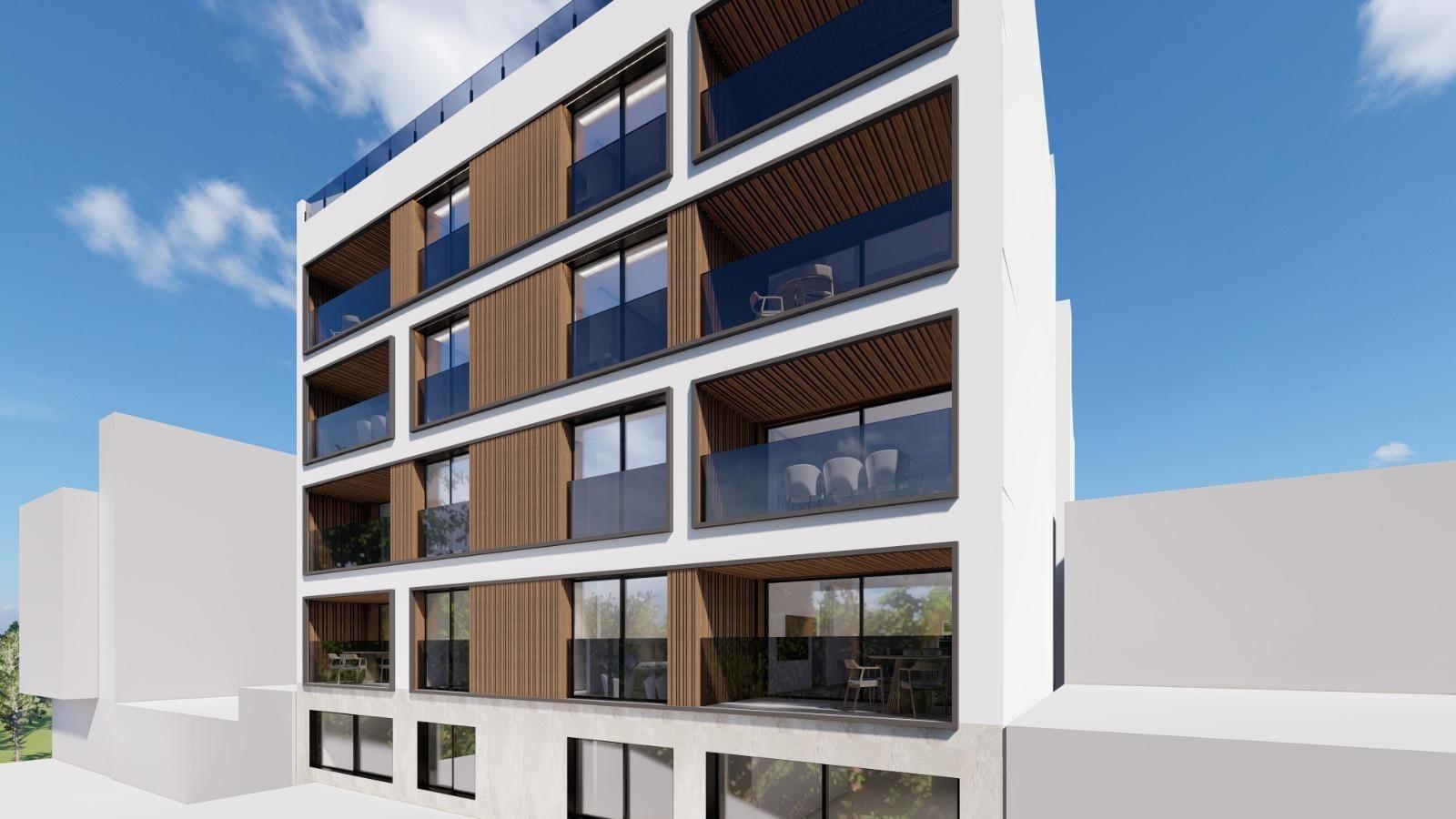 Modern new build apartments in the center of guardamar del segura