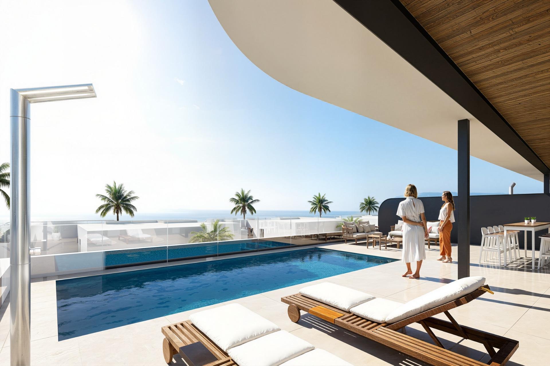 New build golf front apartments and villas in la serena golf los alcazares