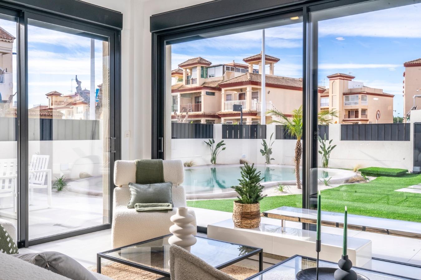 Newly built detached villas with private pool in roldán, torre-pacheco