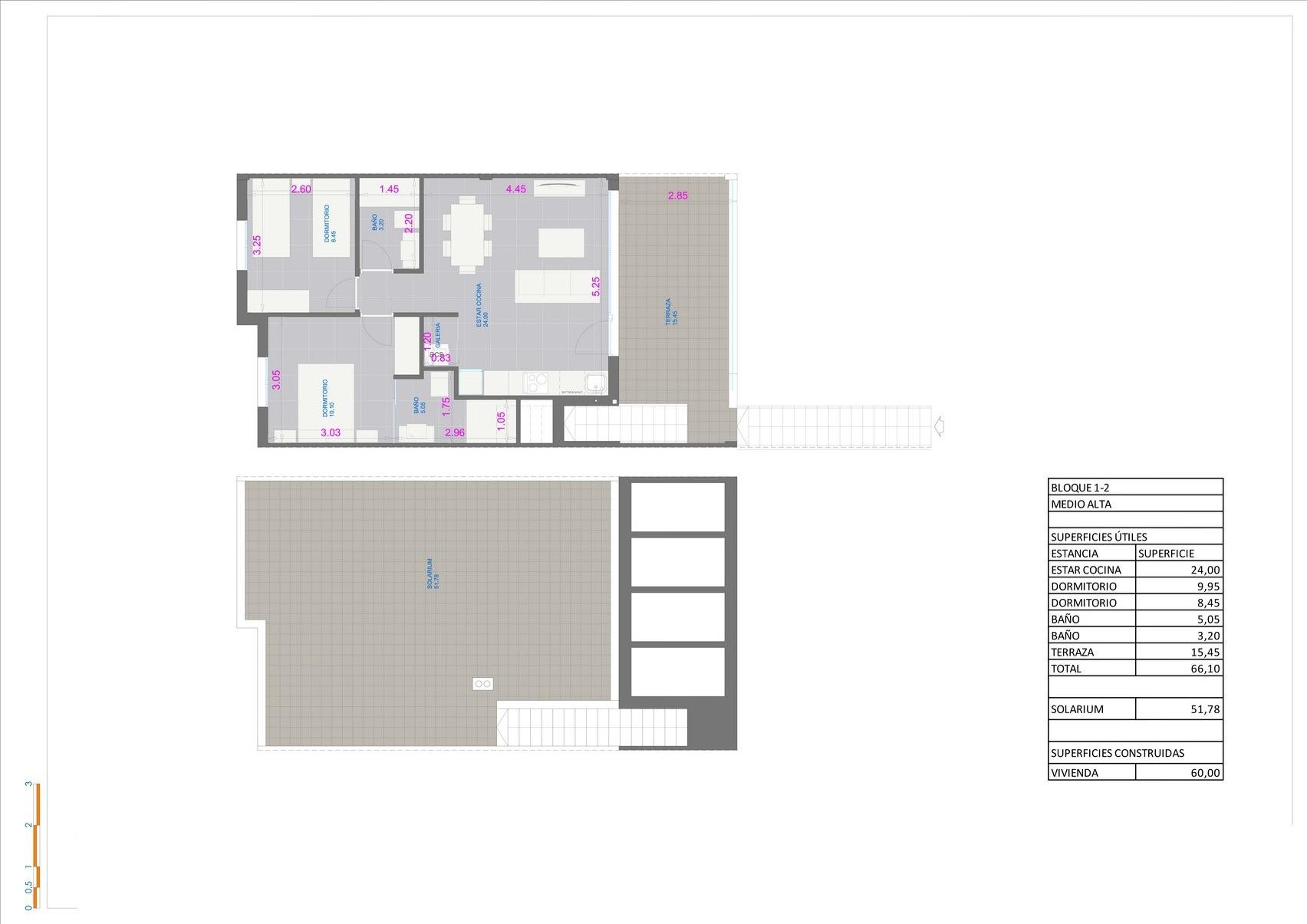 New build bungalows in pilar de la horadada