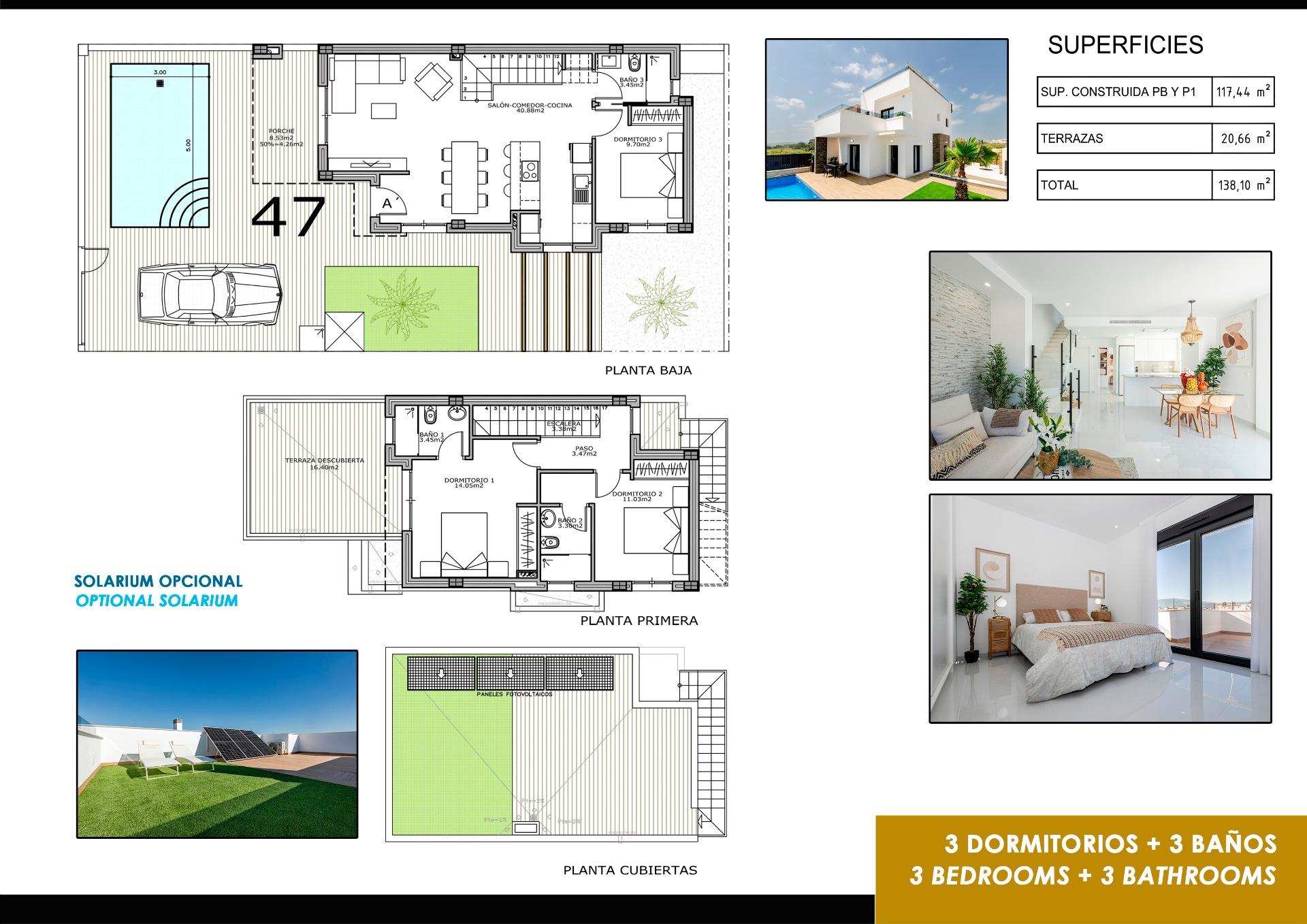 New build villas in vistabella golf resort