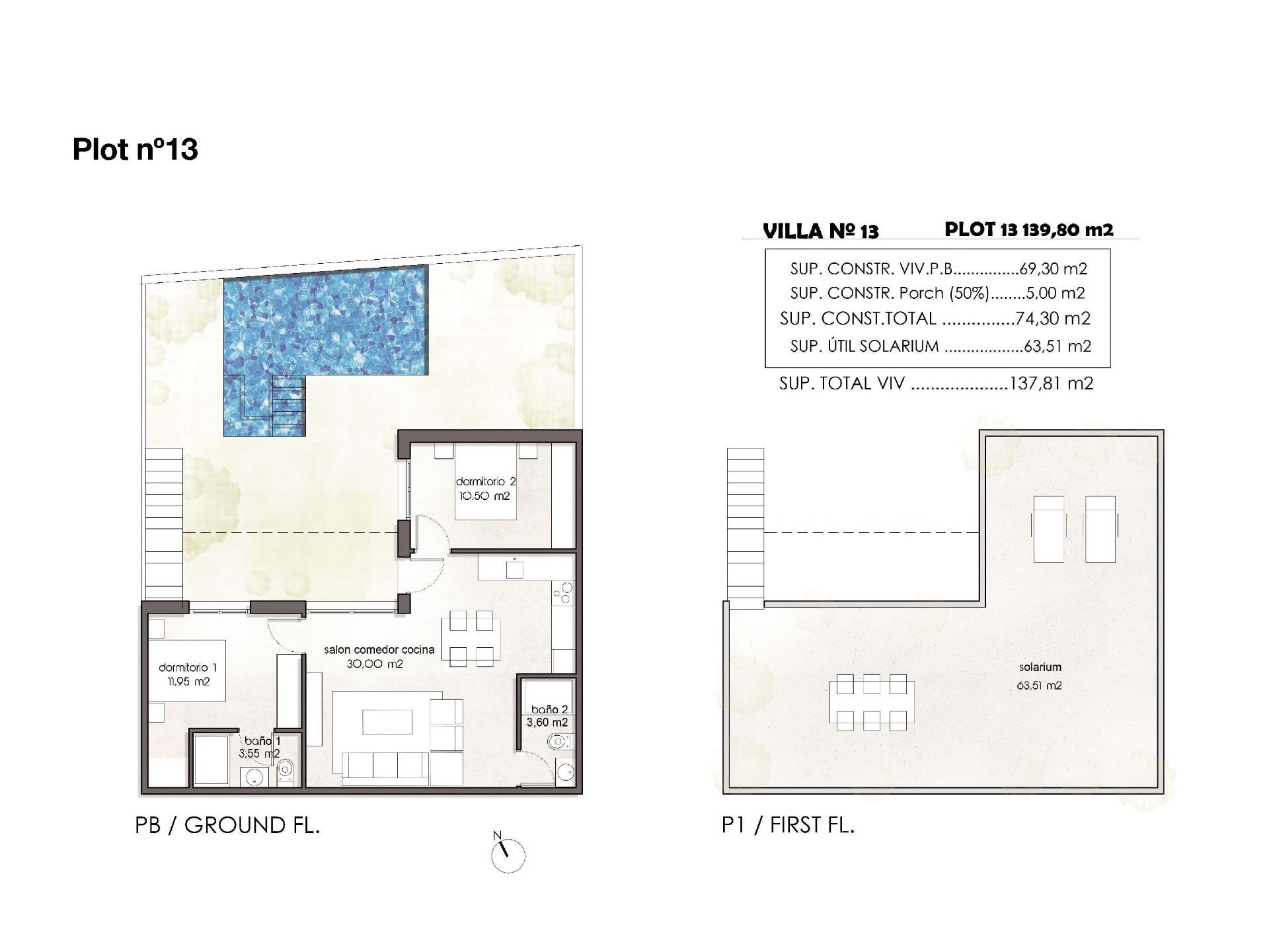 New build townhouses in pilar de la horadada