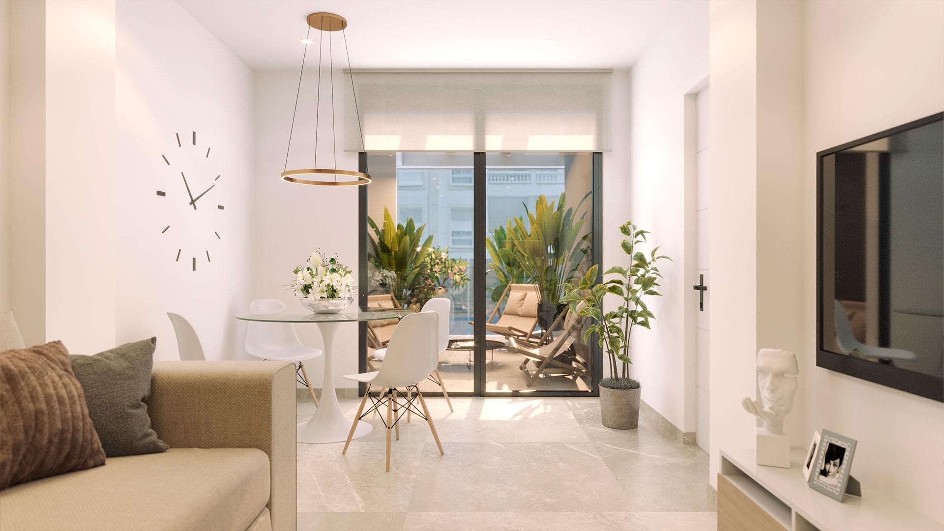 New build apartments 200 metres from the sea in torrevieja