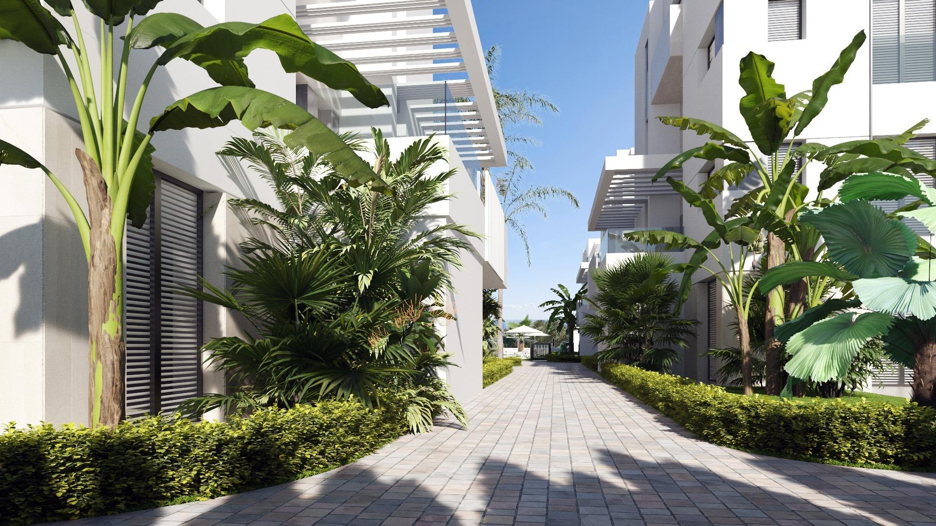 New build apartments in private gated resort in province of murcia