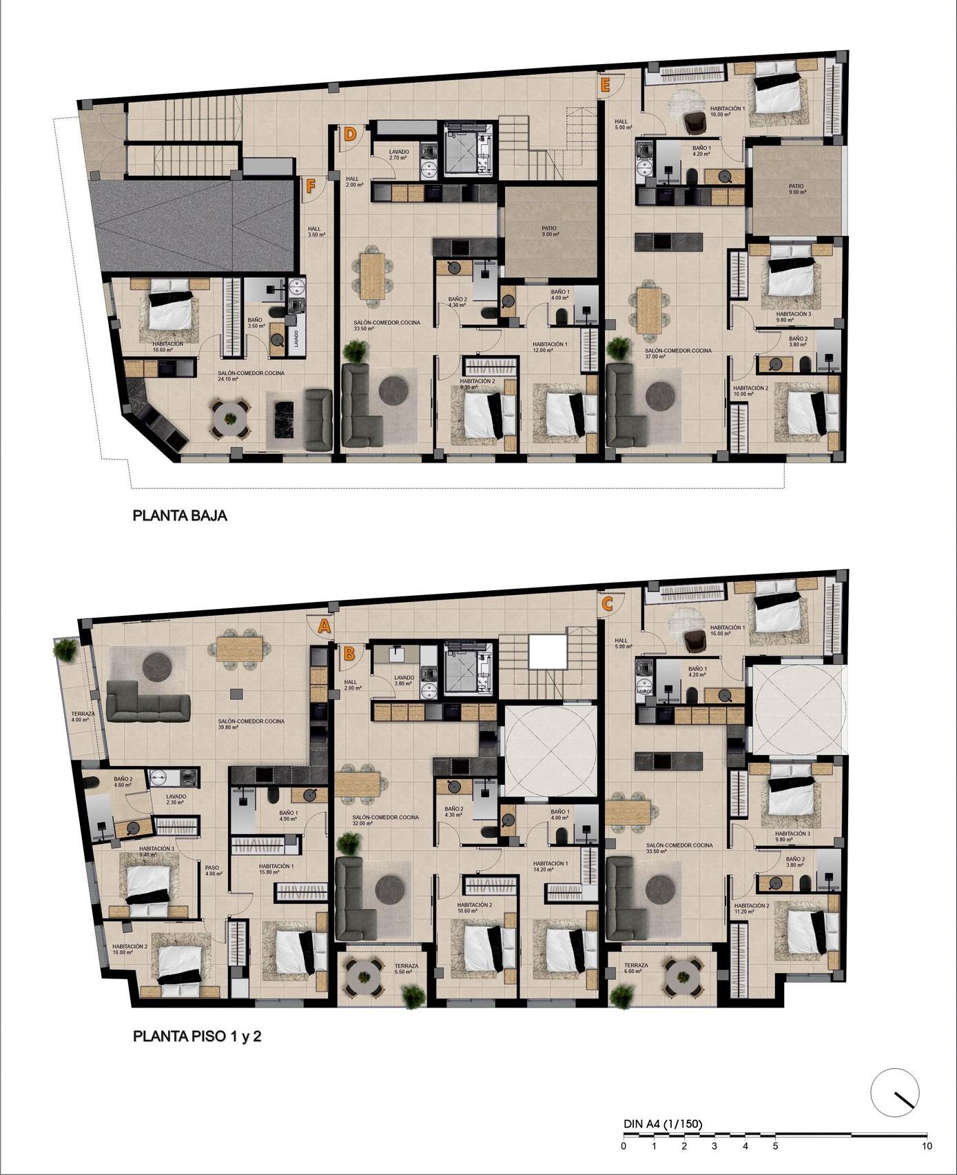 New build apartments for sale in catral alicante with rooftop pool