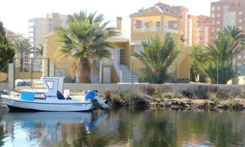 Luxury villa with private pier